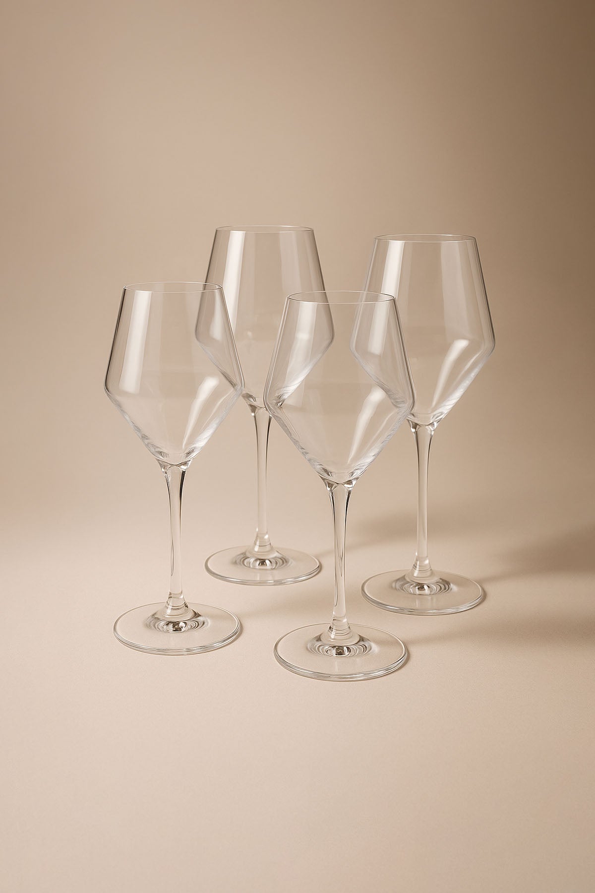 Ray Kristal Cam Premium Beyaz Şarap Kadehi 4'lü Set 320 ml