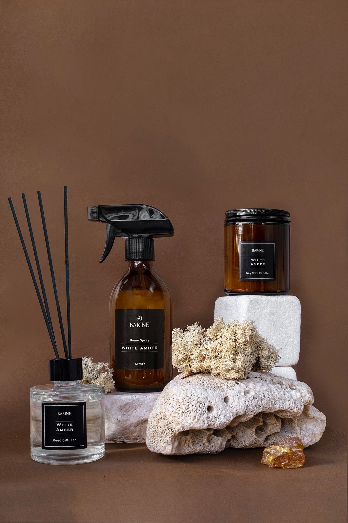 White Amber Çubuklu Oda Kokusu