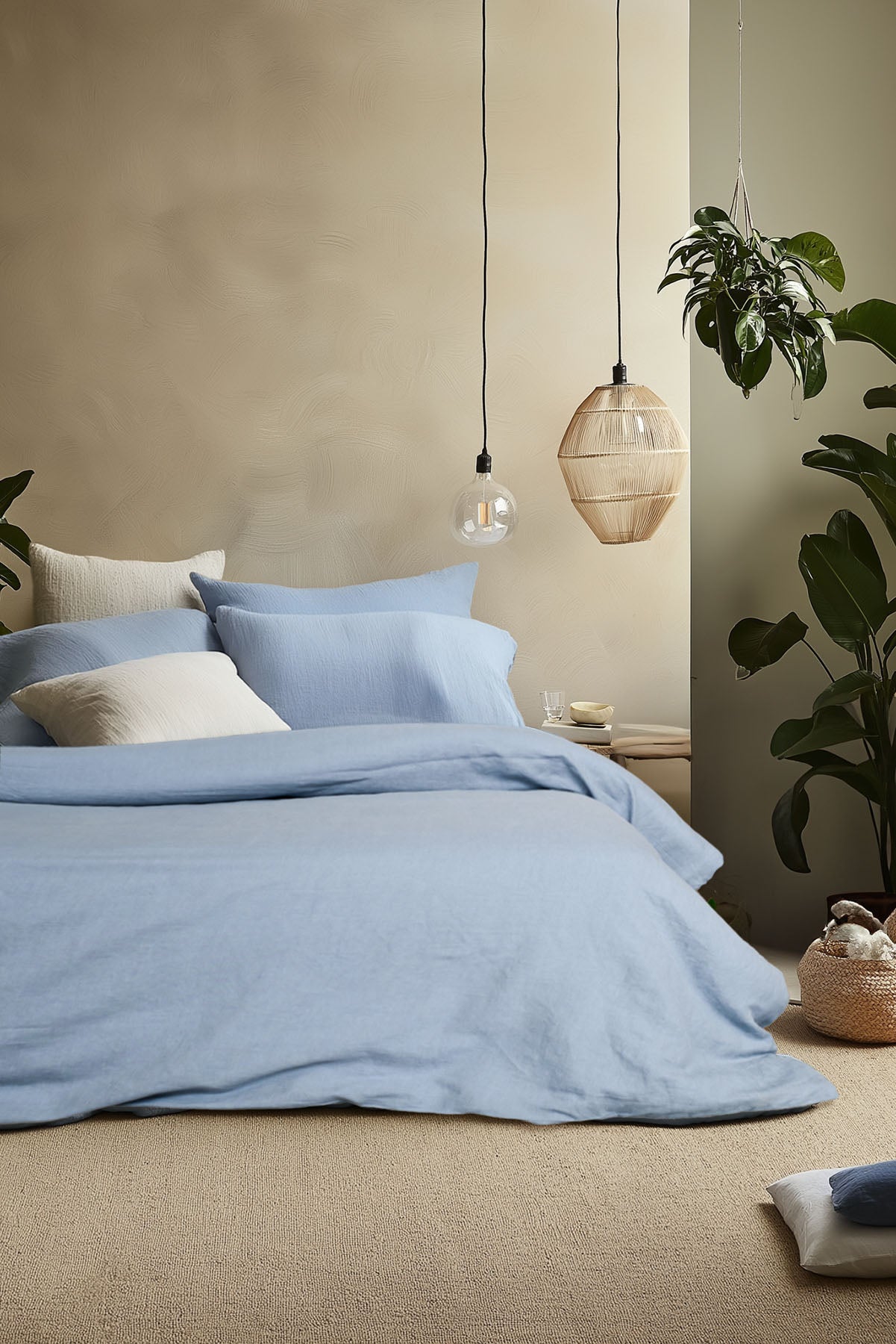 Serenity Linen Duvet Cover Arona