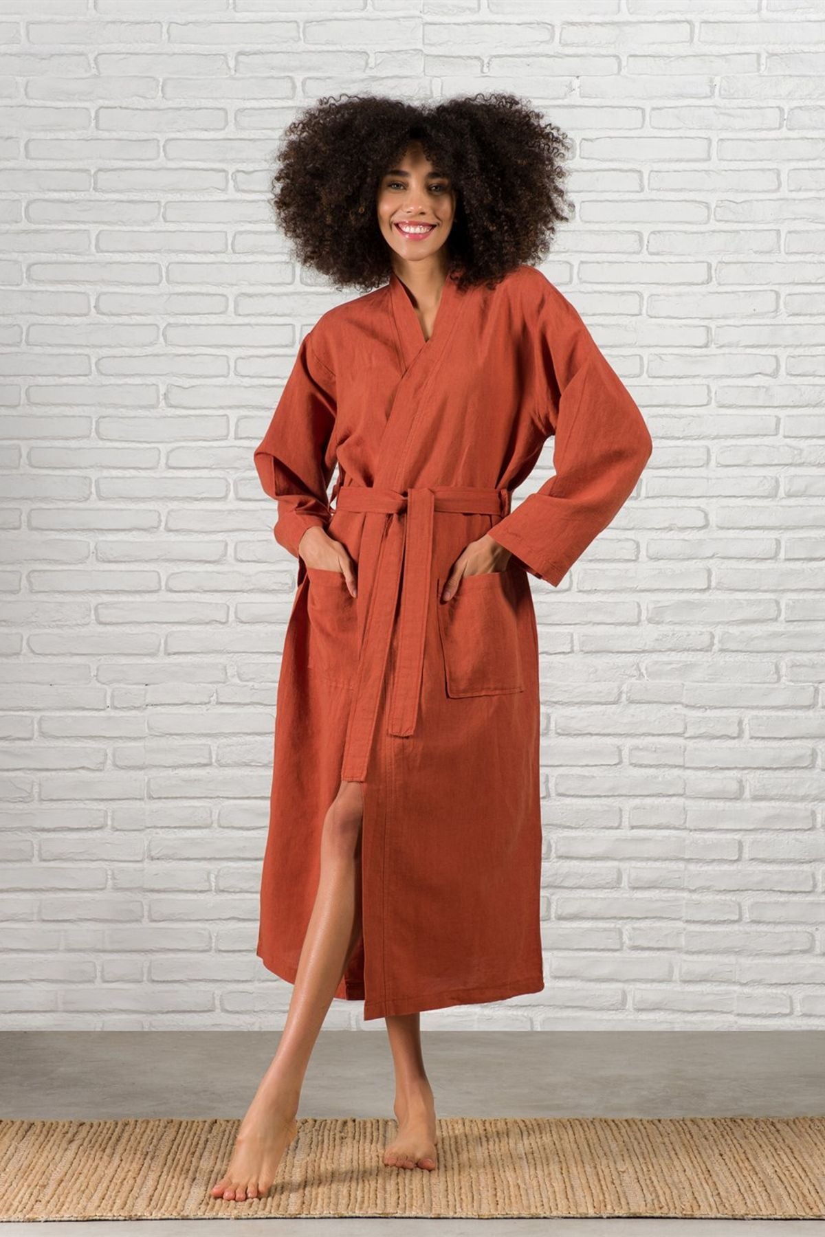 Serenity Kimono Spicy Orange