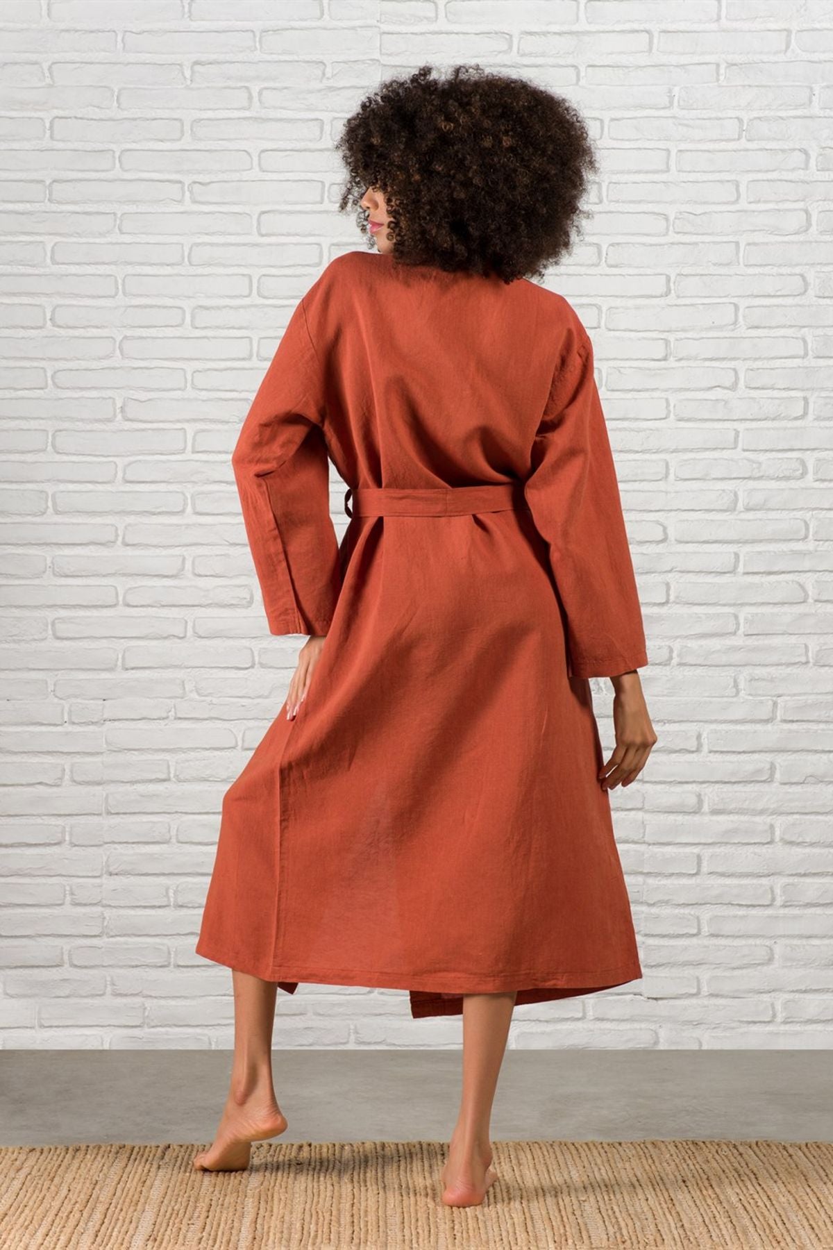 Serenity Kimono Spicy Orange