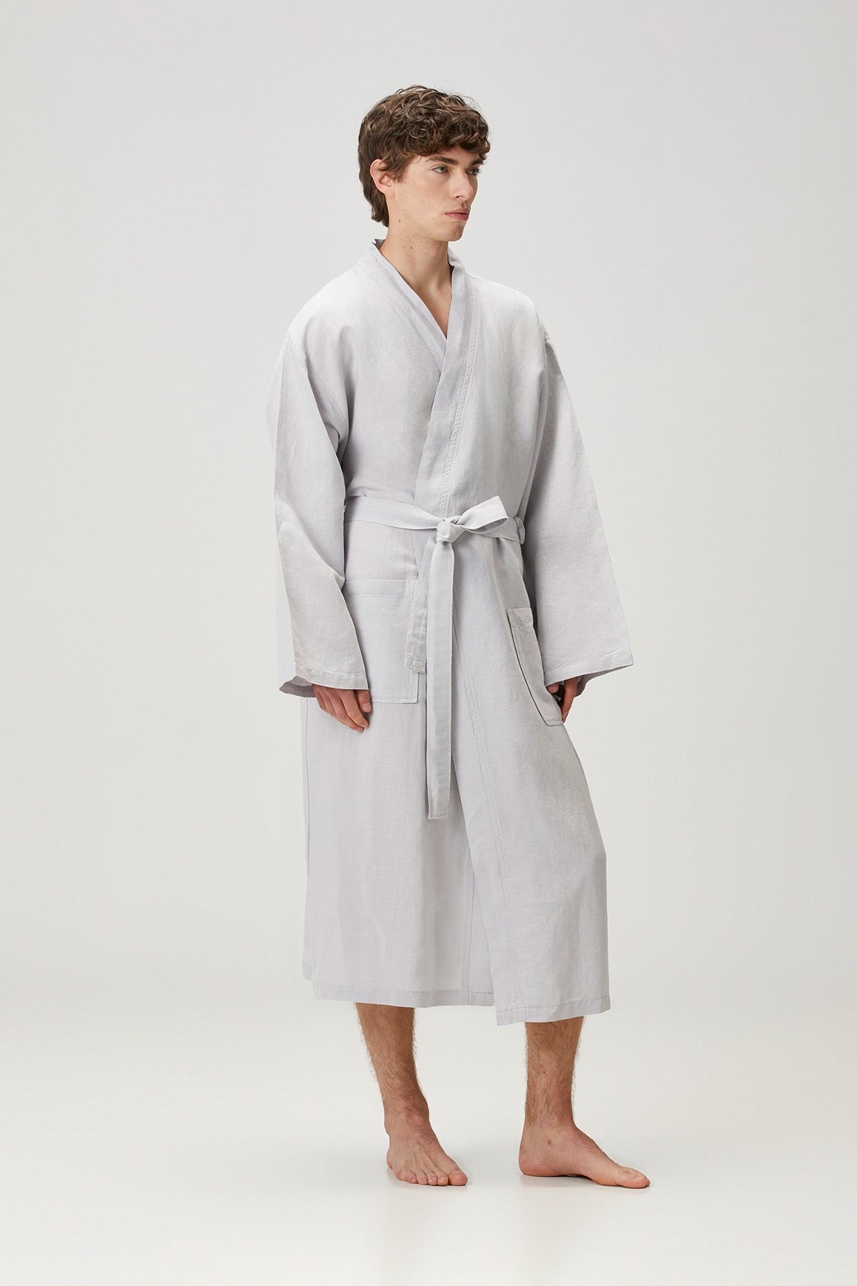 Serenity Kimono Light Gray