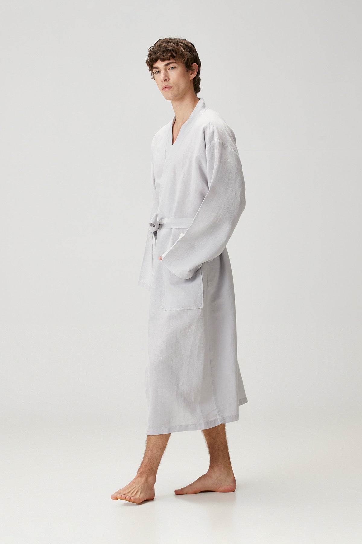 Serenity Kimono Light Gray