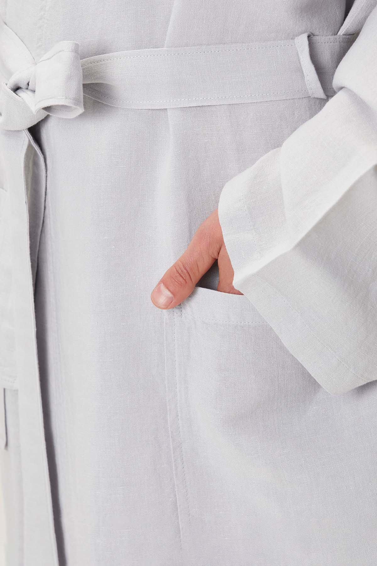 Serenity Kimono Light Gray