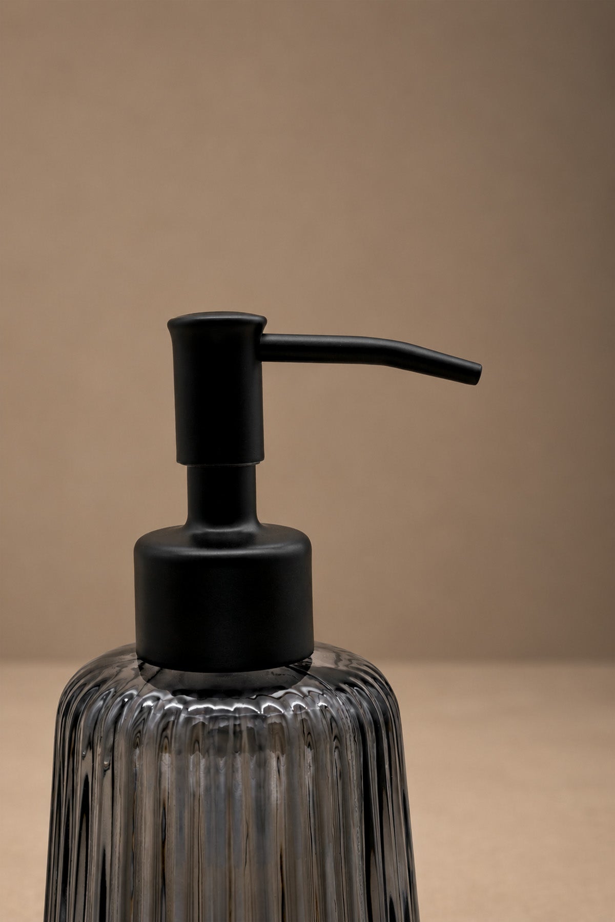 Shadow Anthracite Glass Liquid Soap Dispenser