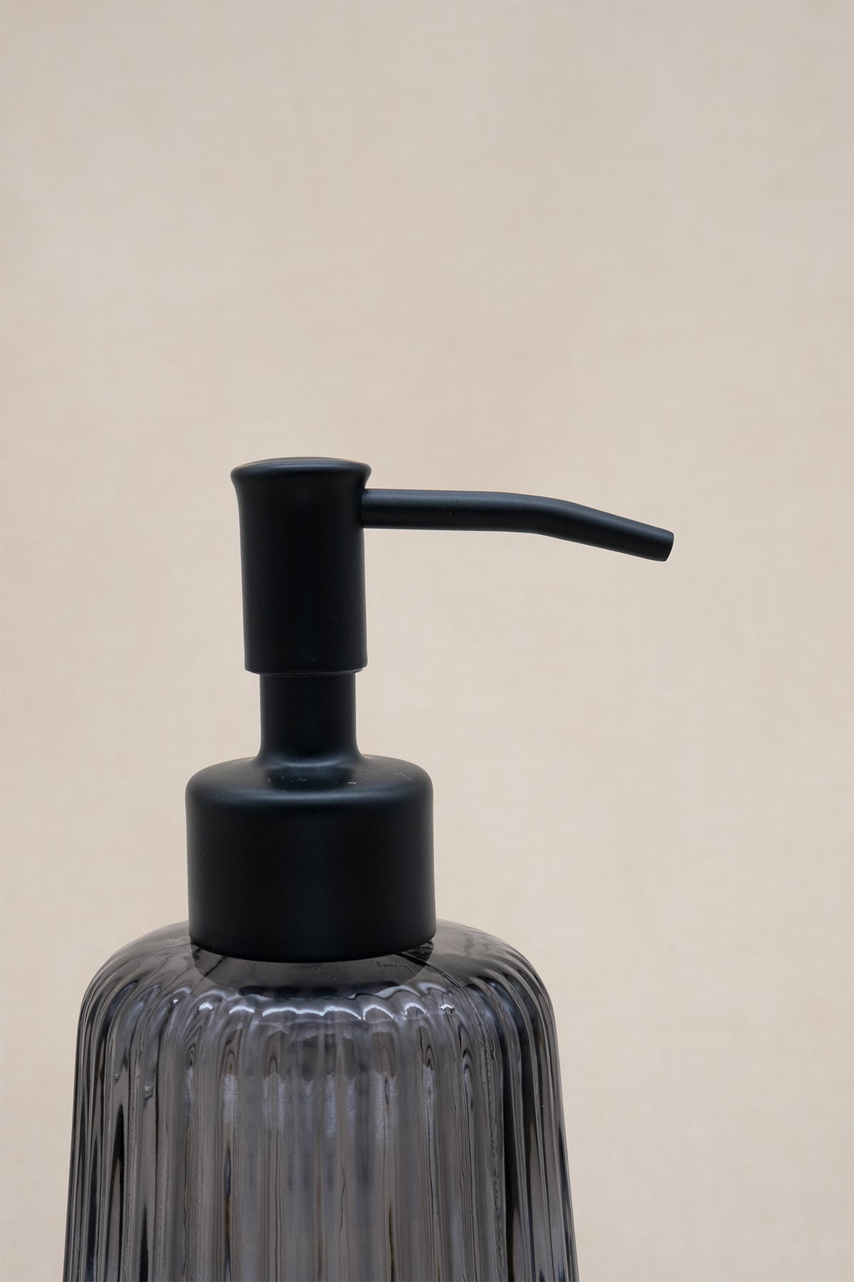 Shadow Antrasit Cam Sıvı Sabunluk