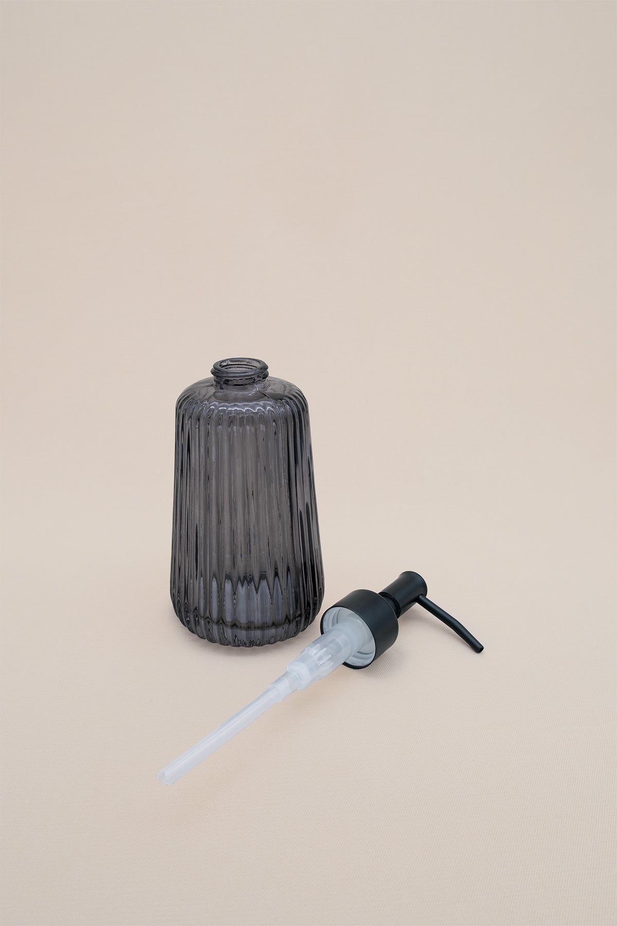 Shadow Antrasit Cam Sıvı Sabunluk