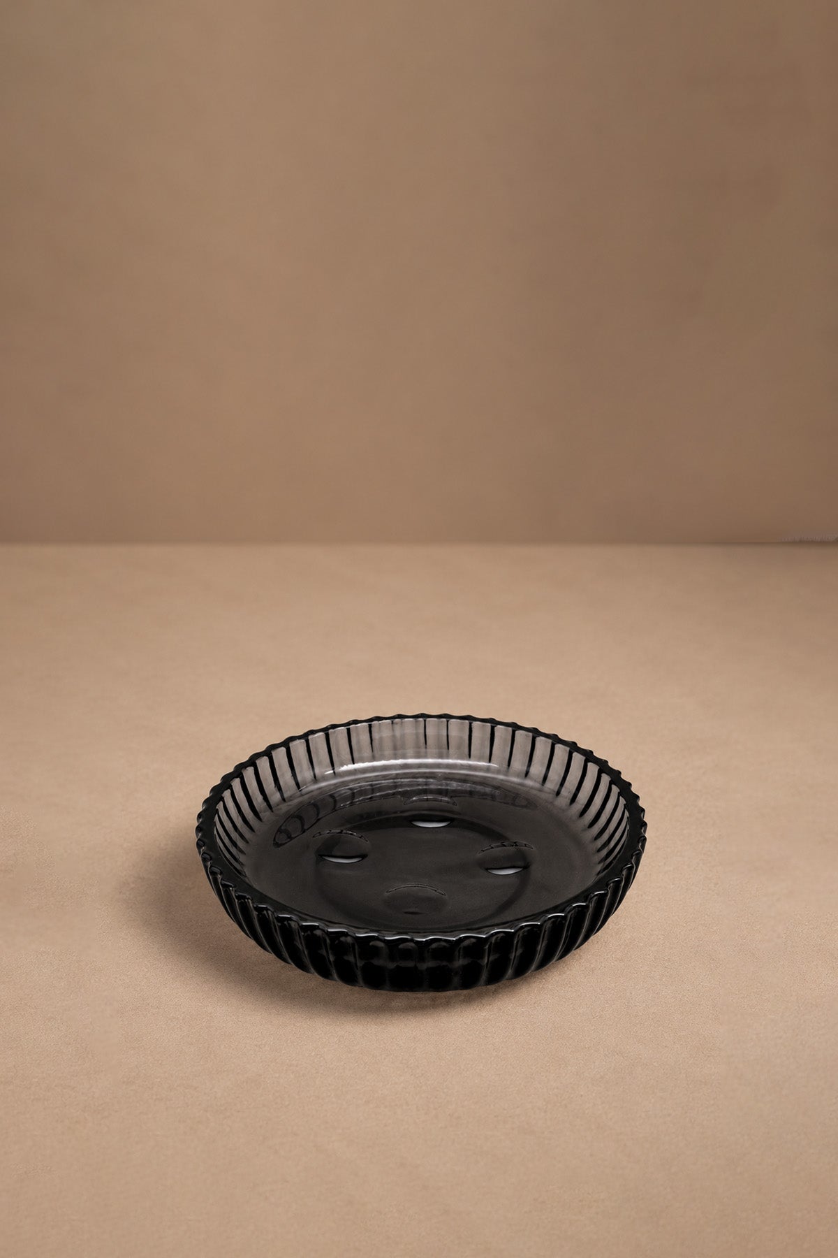 Shadow Anthracite Glass Solid Soap Dish