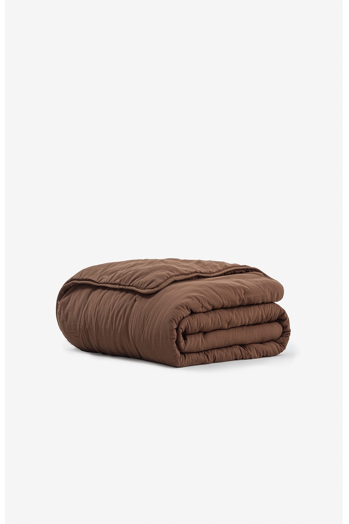 Nevresim Gerektirmeyen Yıkanabilir Smooth Bebek Yorganı Kahverengi