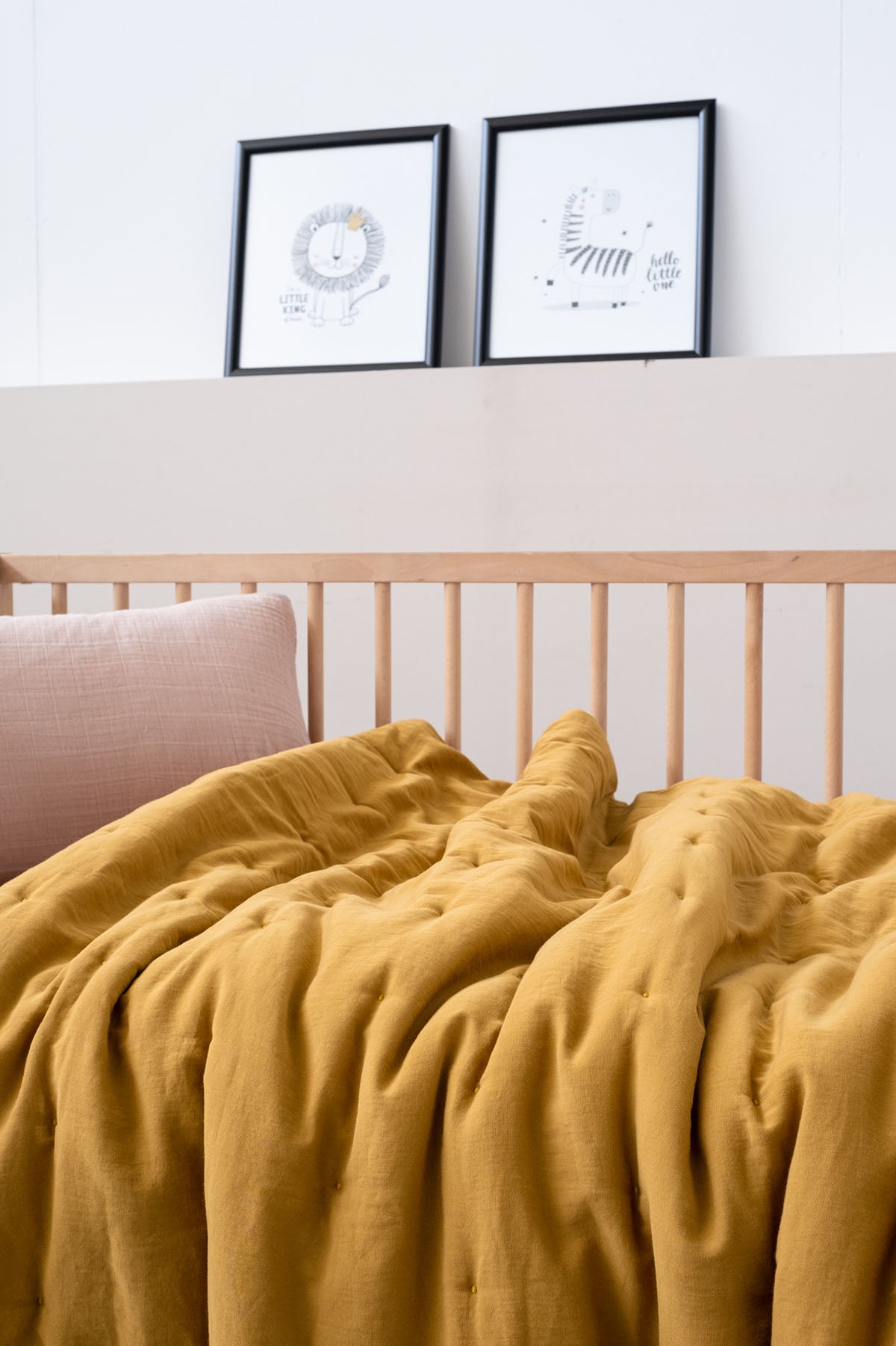 Smooth Baby Quilt Curry