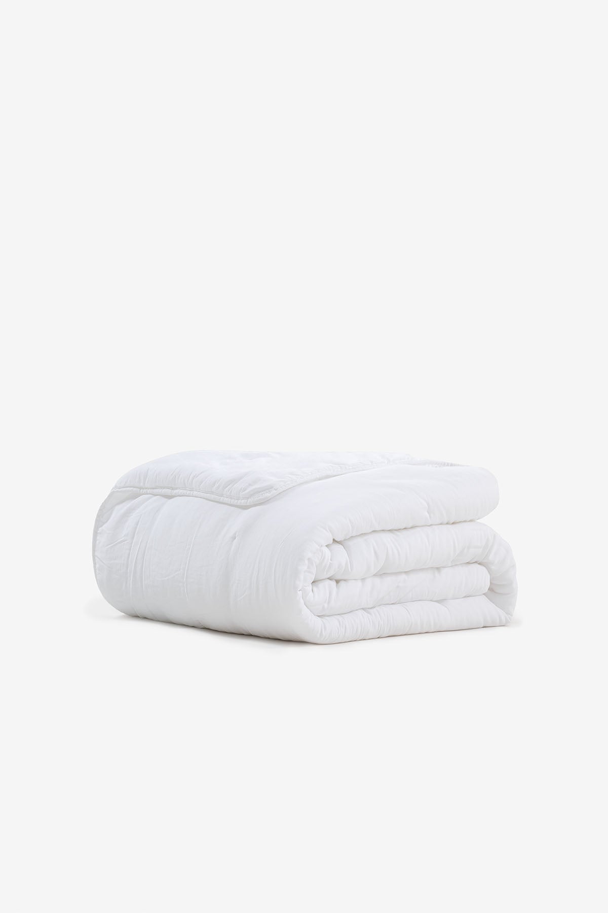 Nevresim Gerektirmeyen Yıkanabilir Smooth Bebek Yorganı Beyaz