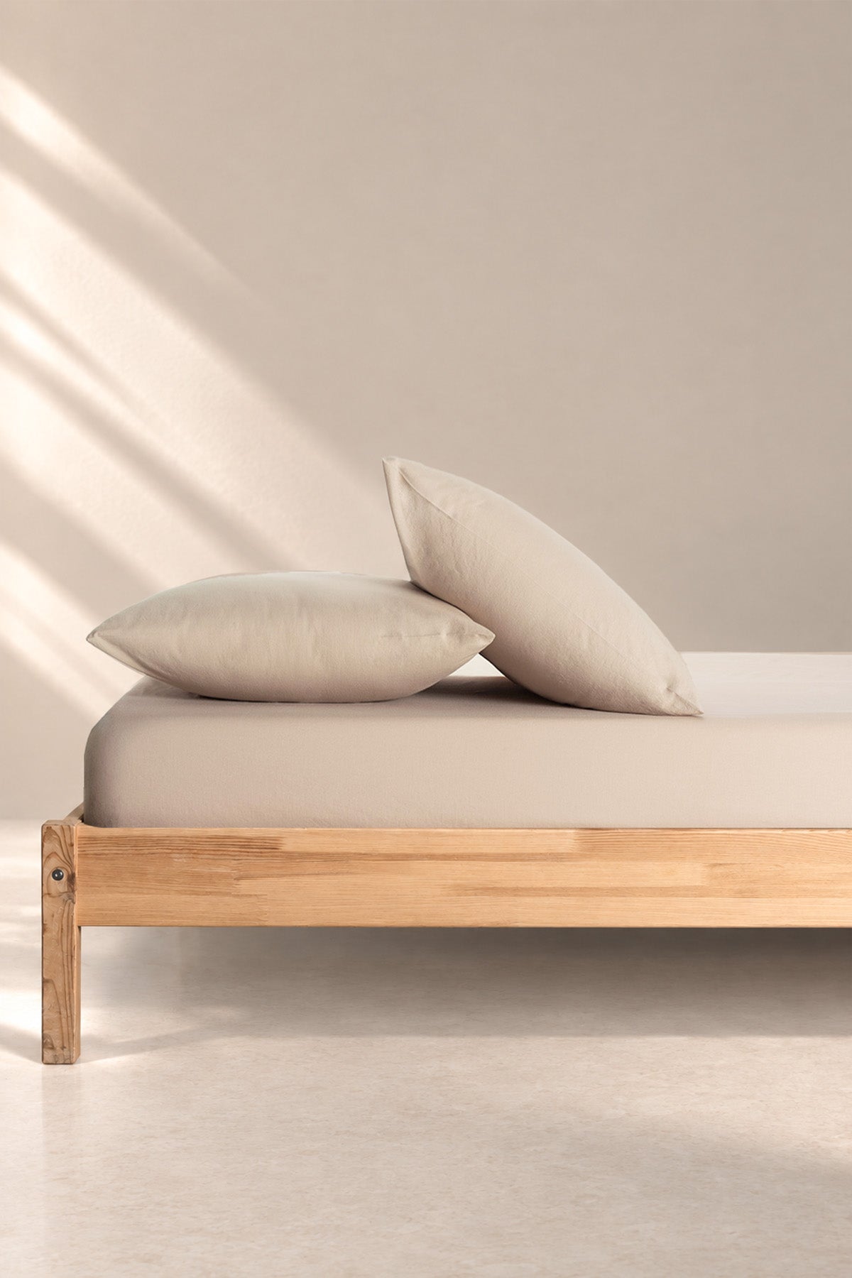 Smooth Flat Sheet Sand Beige