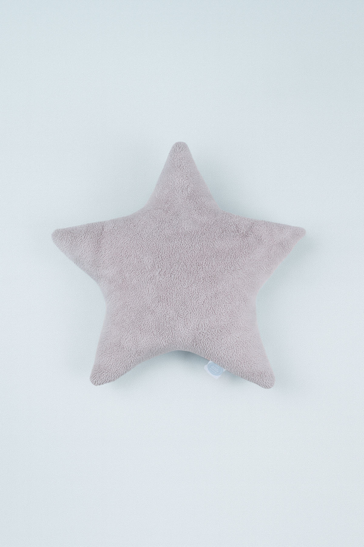 Star Throw Pillow Light Gray