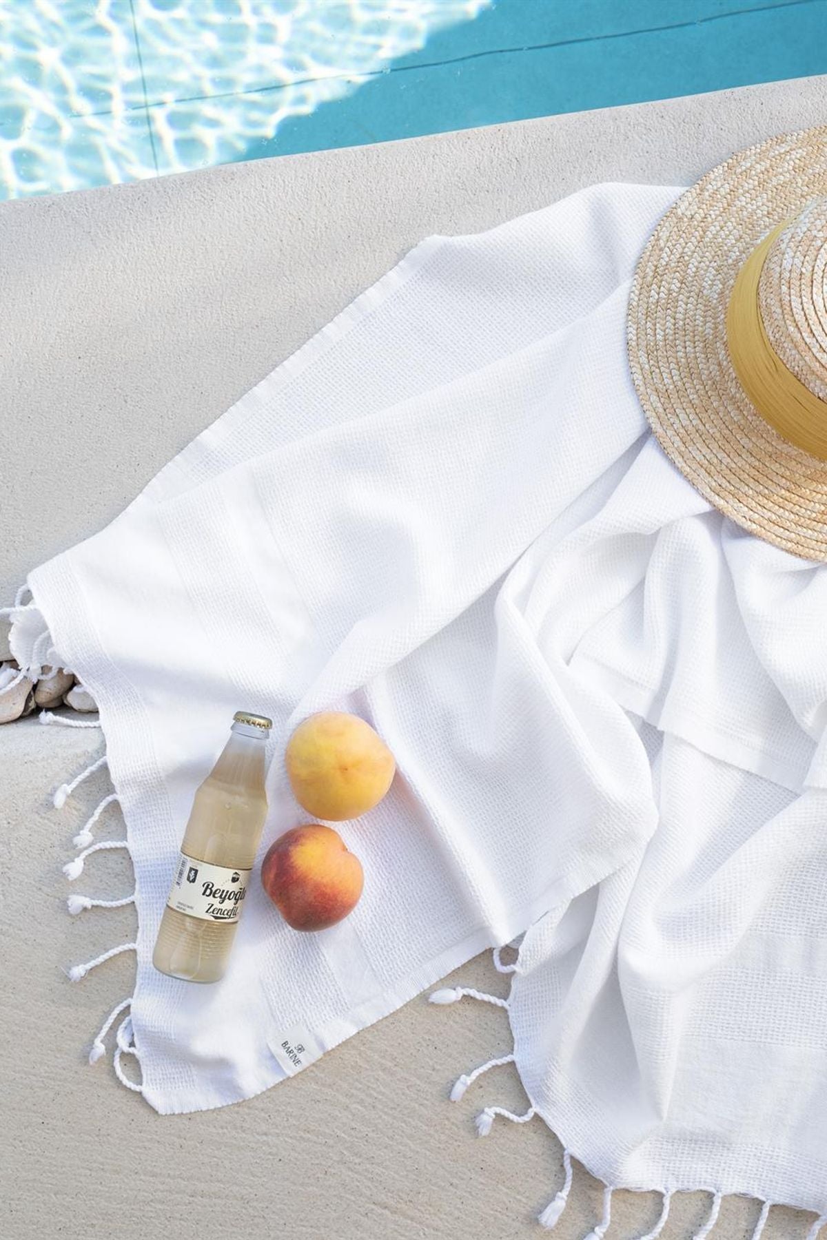 Stone Peştamal Beyaz