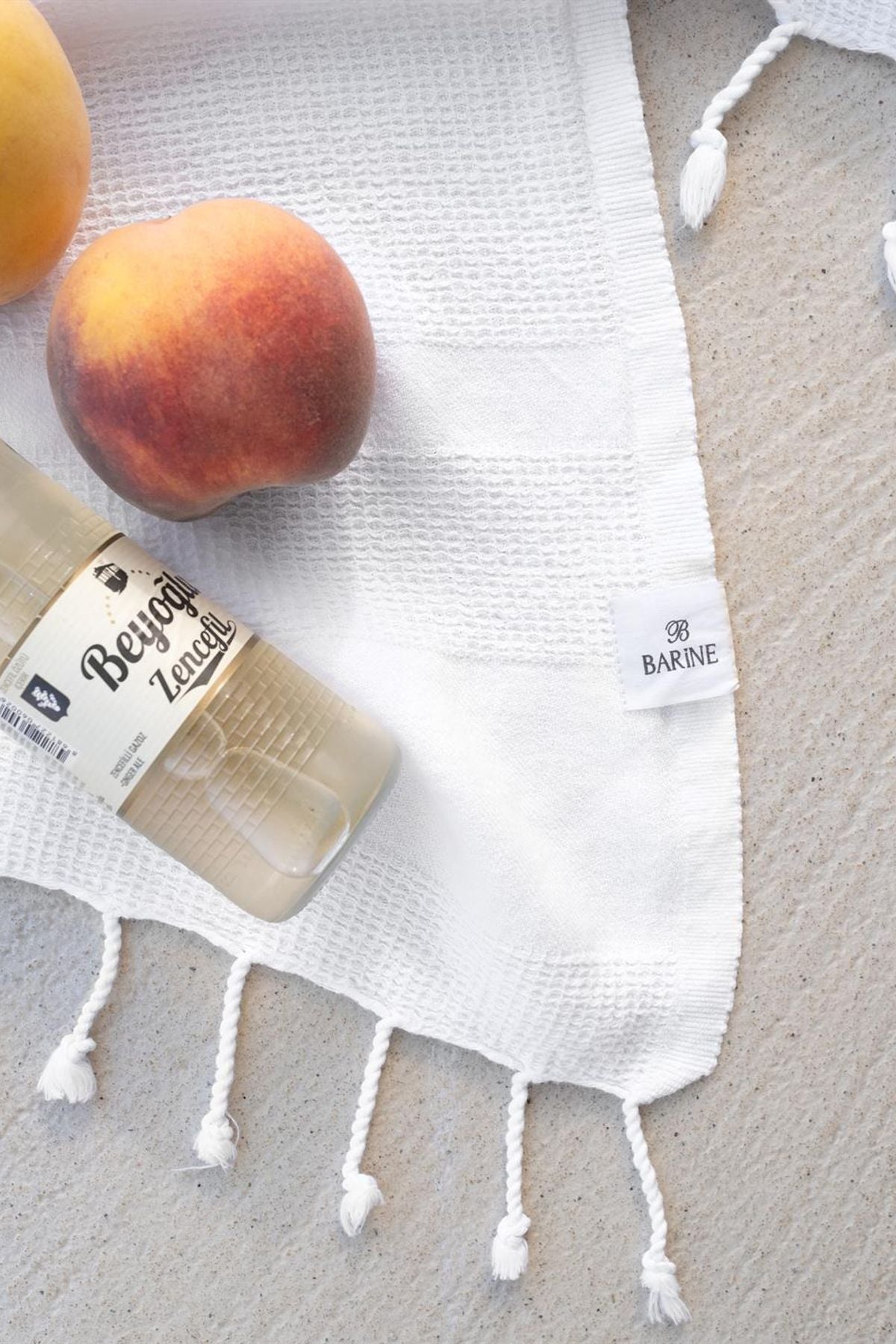 Stone Peştamal Beyaz