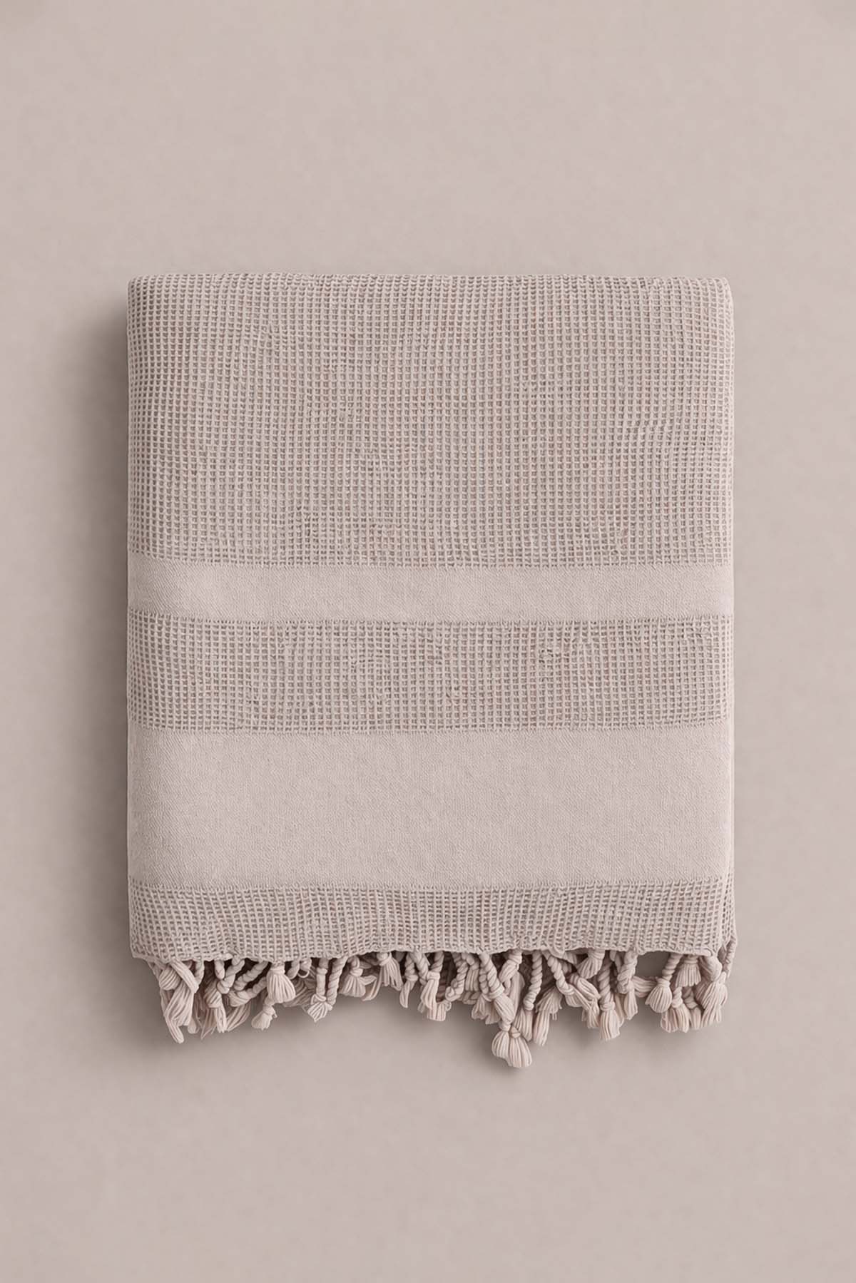 Stone Sofa Throw Beige