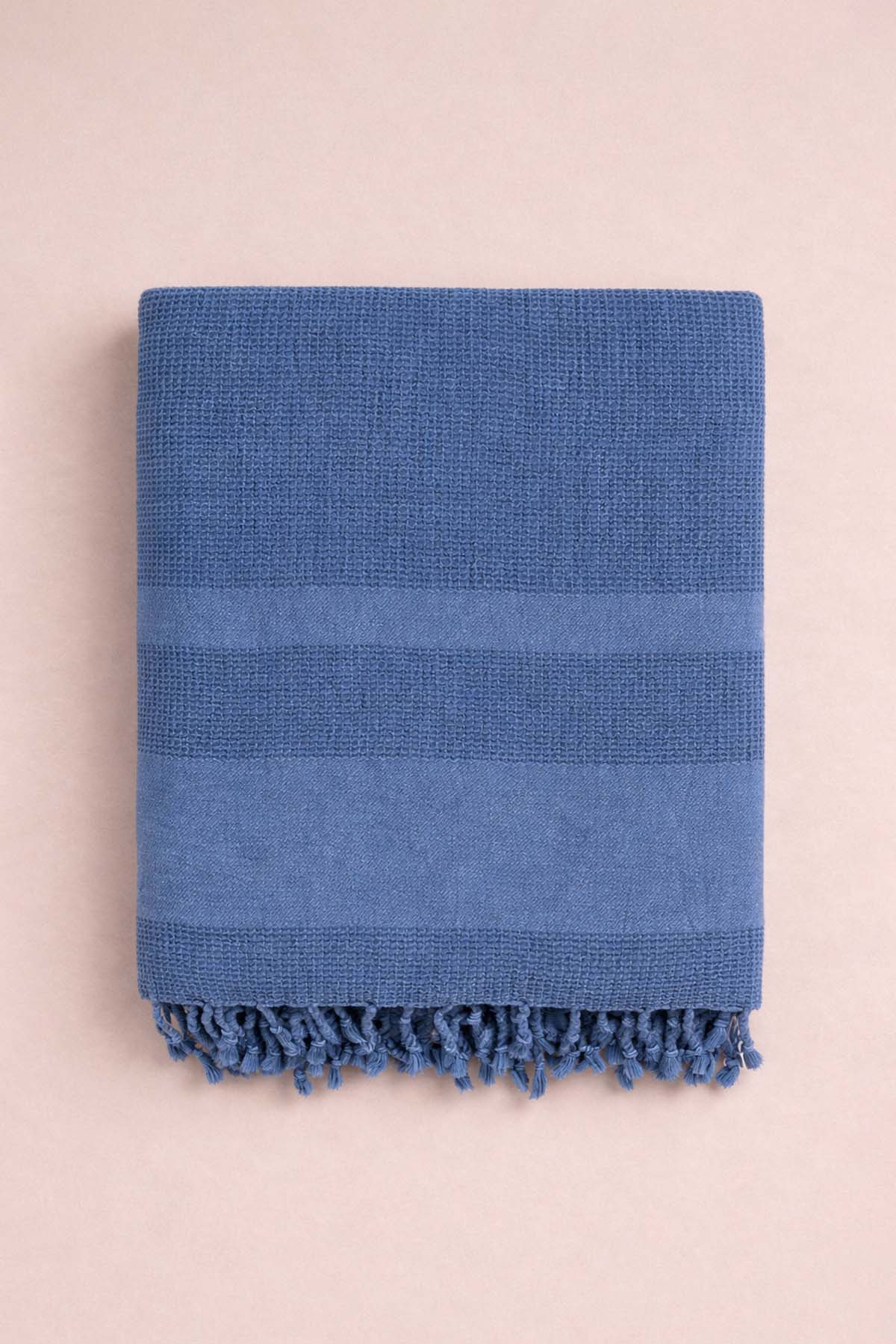 Stone Sofa Throw Denim