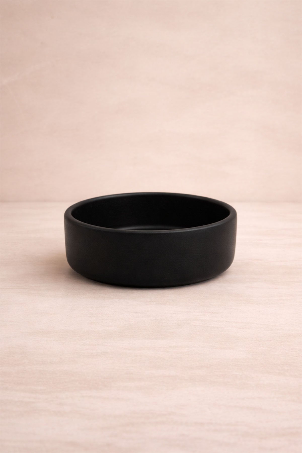 Stoneware Sunum Tabağı Siyah 14 cm