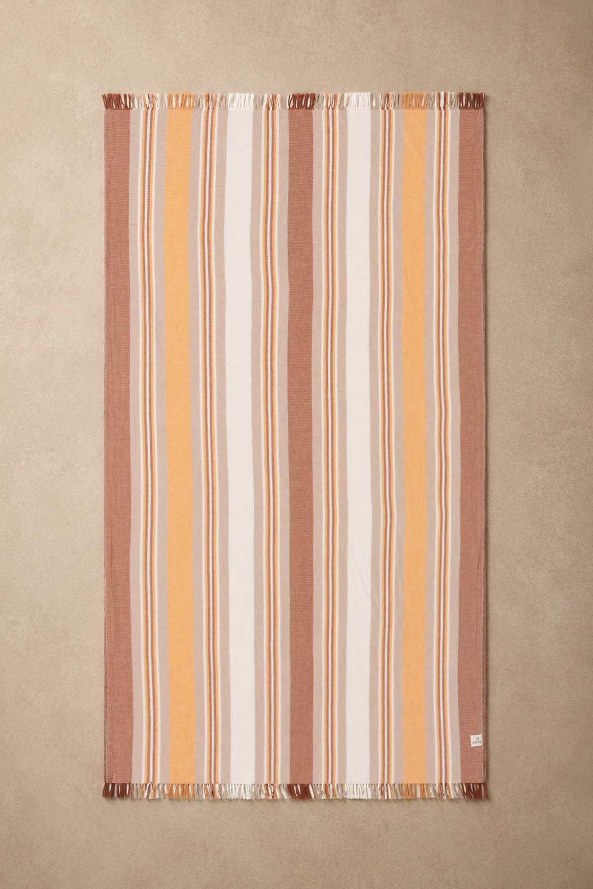 Stripe Fushion Peştemal Toprak