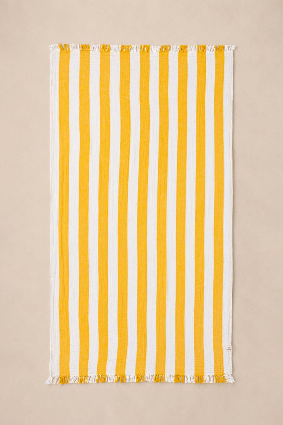 Striped Gauze Pestamal Safran