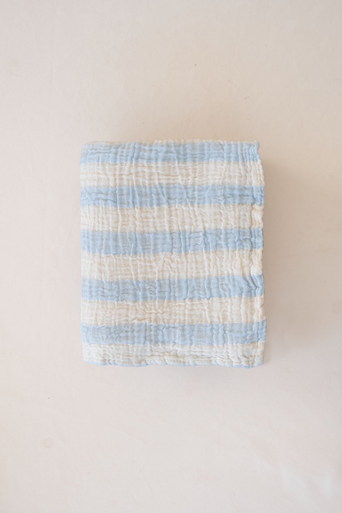 Stripy Muslin Blue