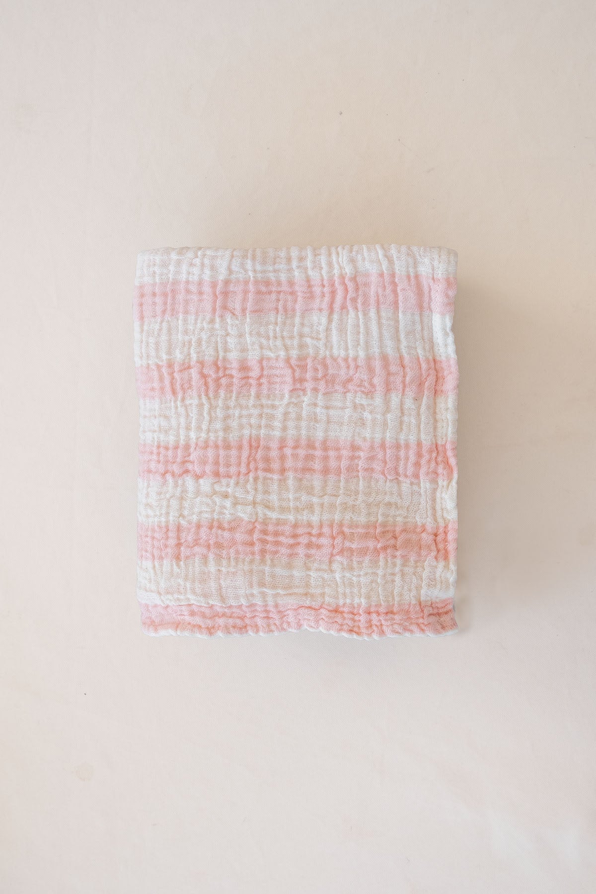 Stripy Muslin Pink