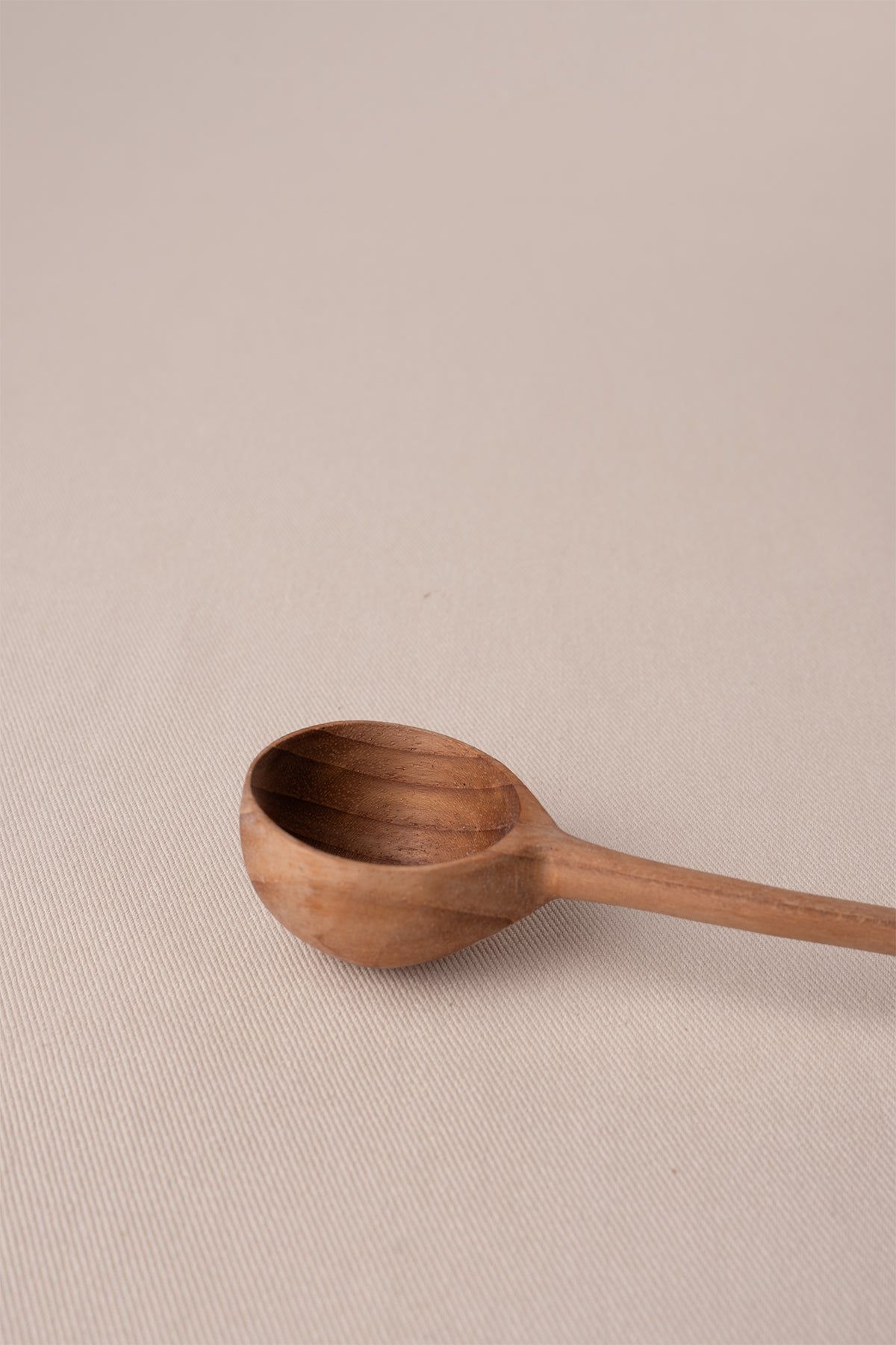 Tik Ağacından Küçük Sos Servis Kaşığı 23x3 cm