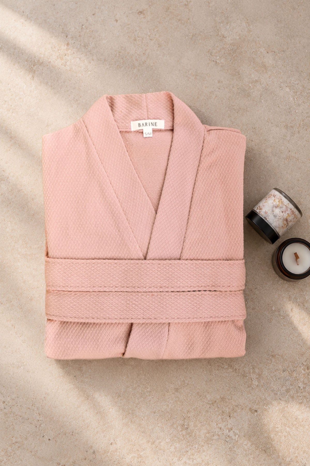 Dokulu SPA Bornozu Pembe