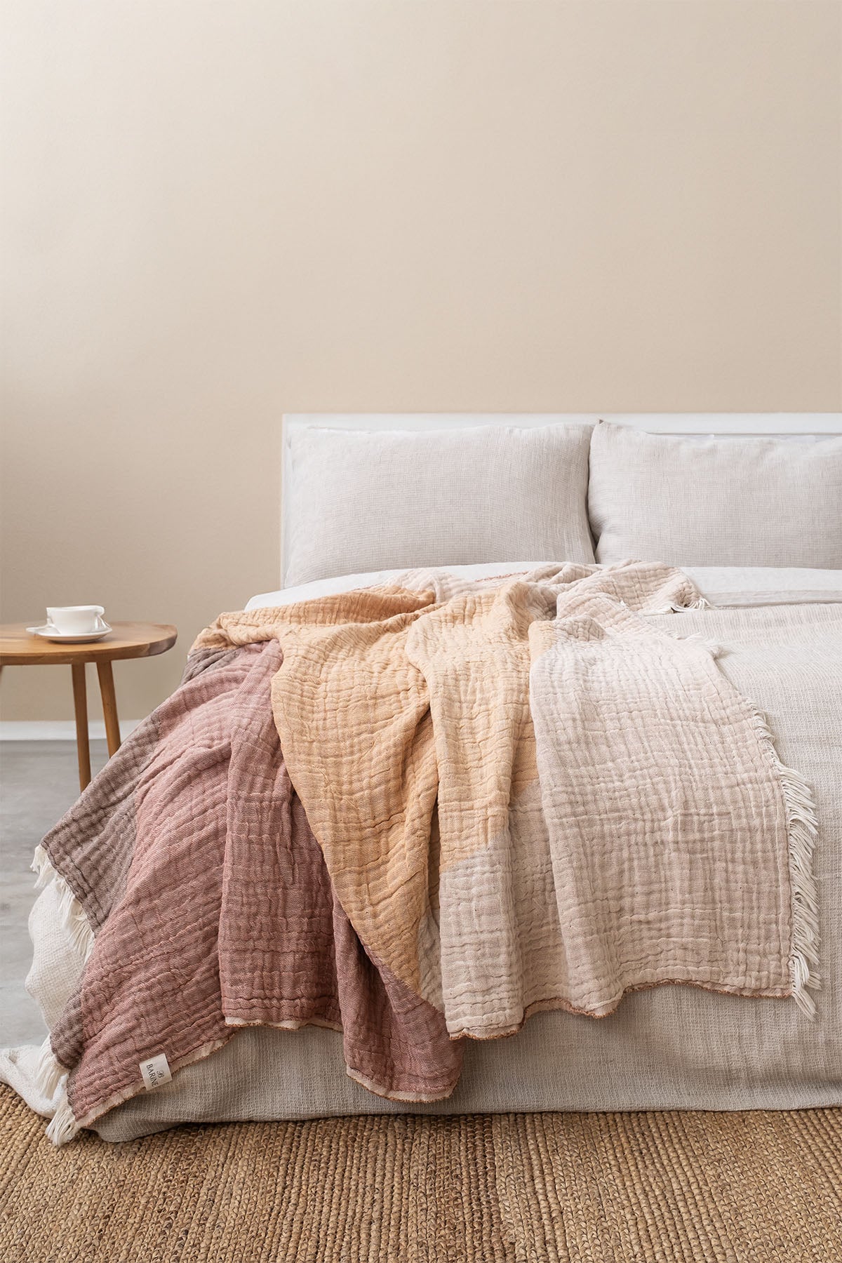 The View Sofa Throw Oak Buff-Bison