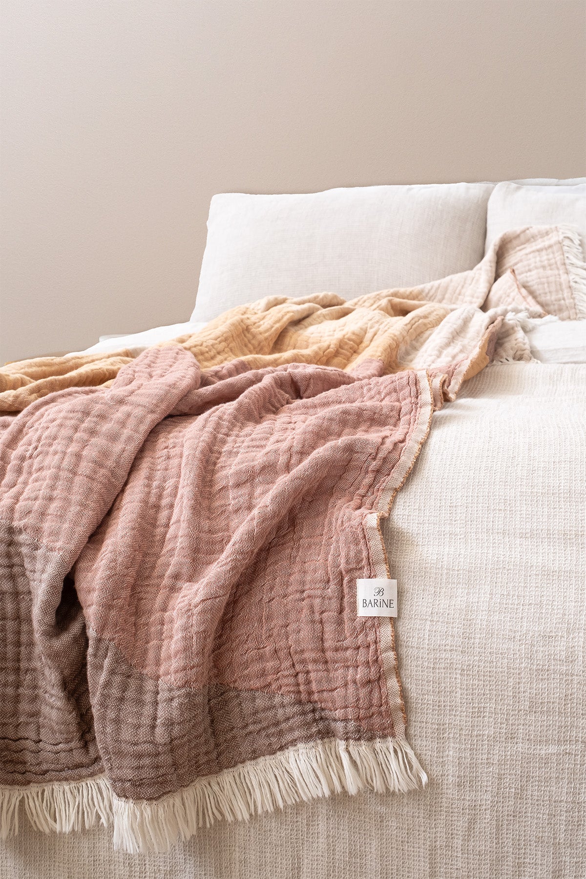 The View Sofa Throw Oak Buff-Bison