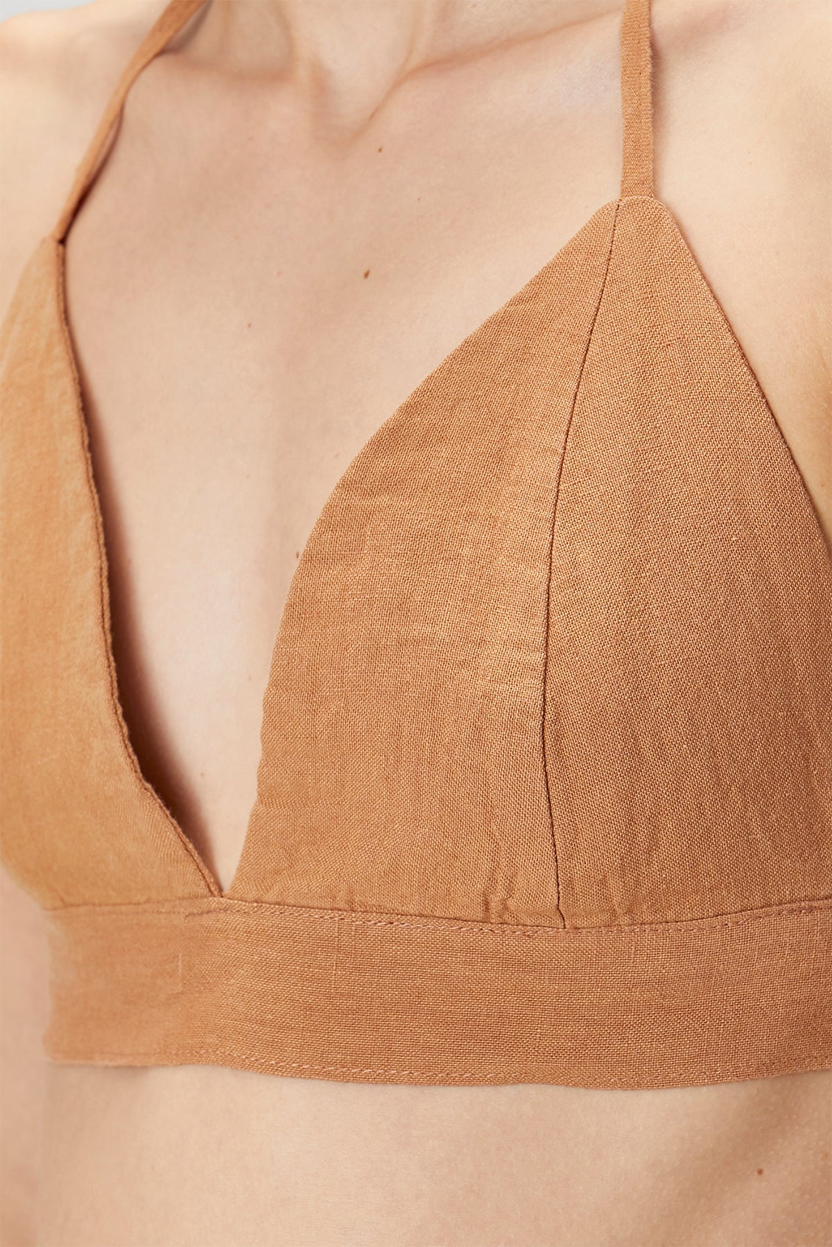 Tiny Keten Büstiyer Indian Tan