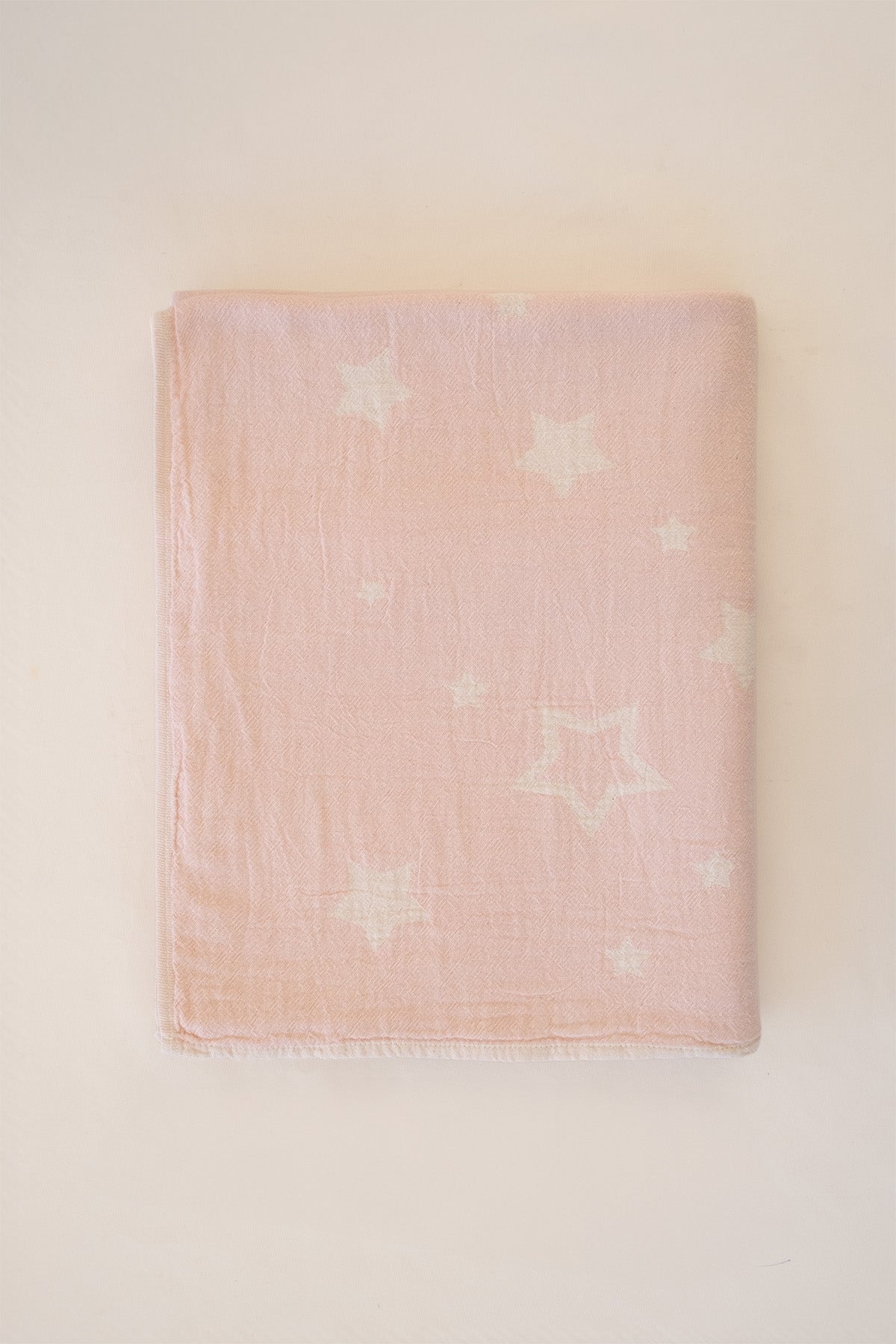 Twinkle Star Yıldız Jakarlı Çocuk ve Bebek Battaniyesi 130x170 cm Pembe