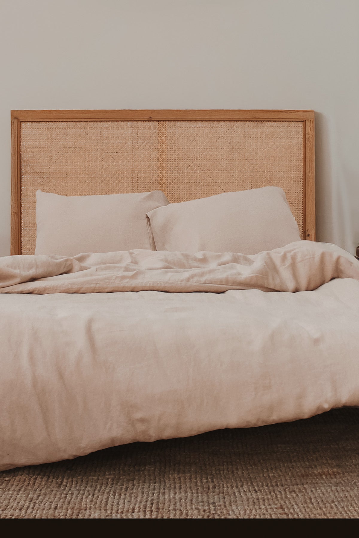Serenity Linen Duvet Cover Nougat