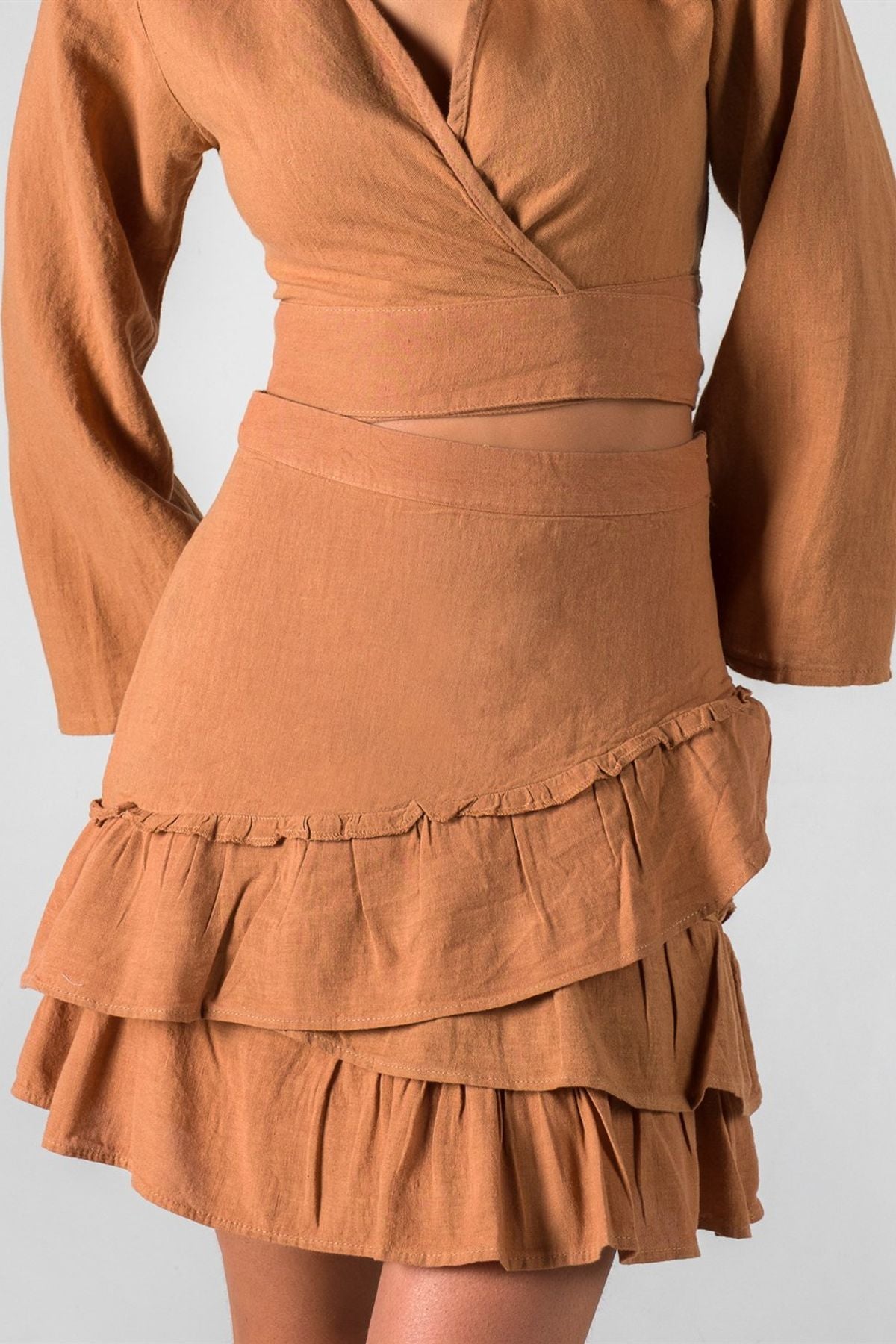 Waves Keten Etek İndian Tan