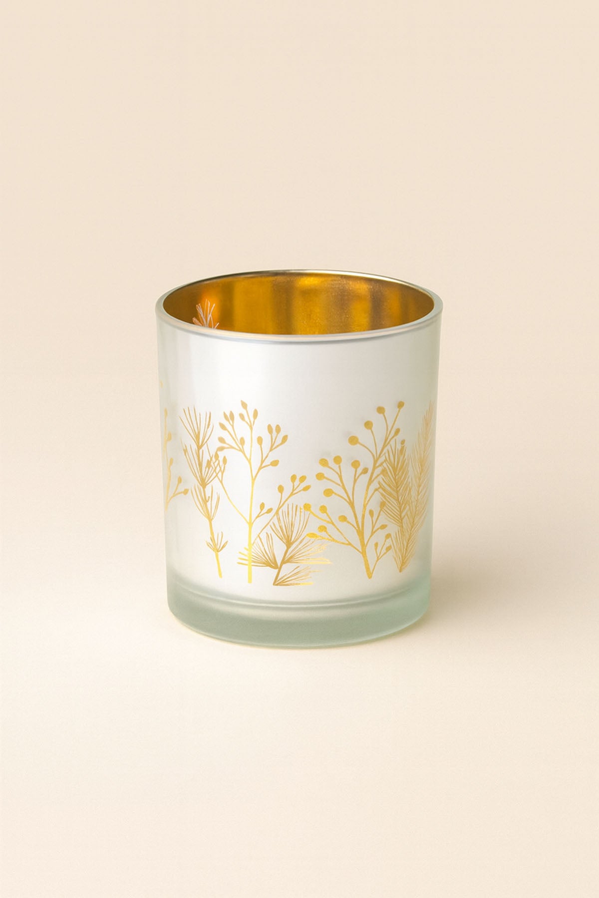 Kış Büyüsü Cam Mumluk 8,5x10 cm