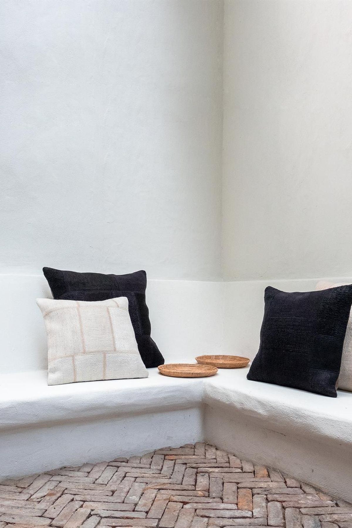 Hemp Kırlent Kılıfı Krem