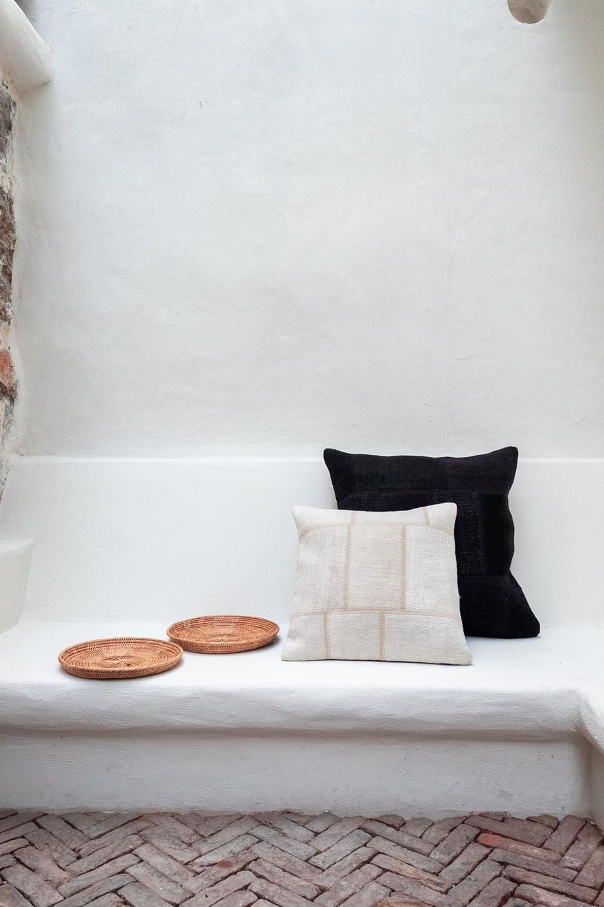 Hemp Kırlent Kılıfı Krem