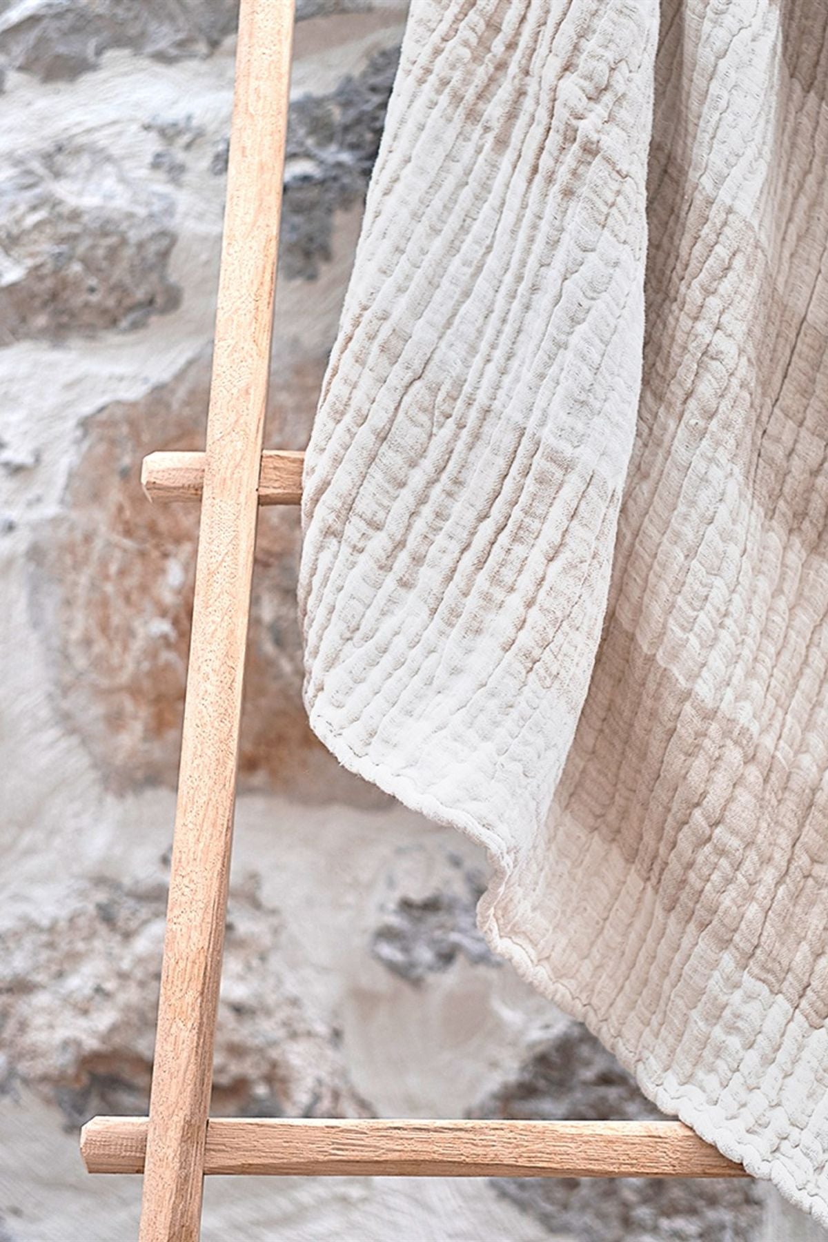 Linen Cocoon Koltuk Şalı Natürel