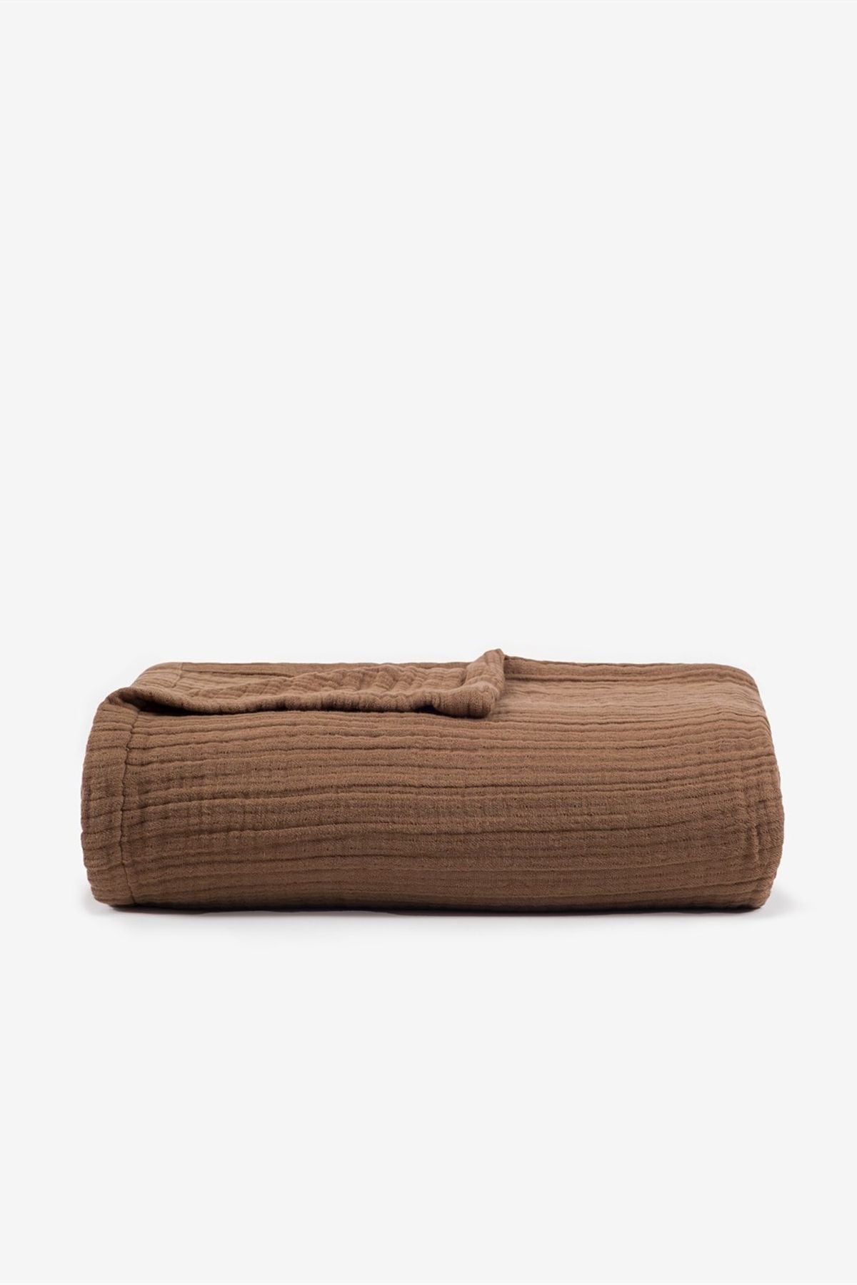 Linen Gauze Keten Yatak Örtüsü Bison