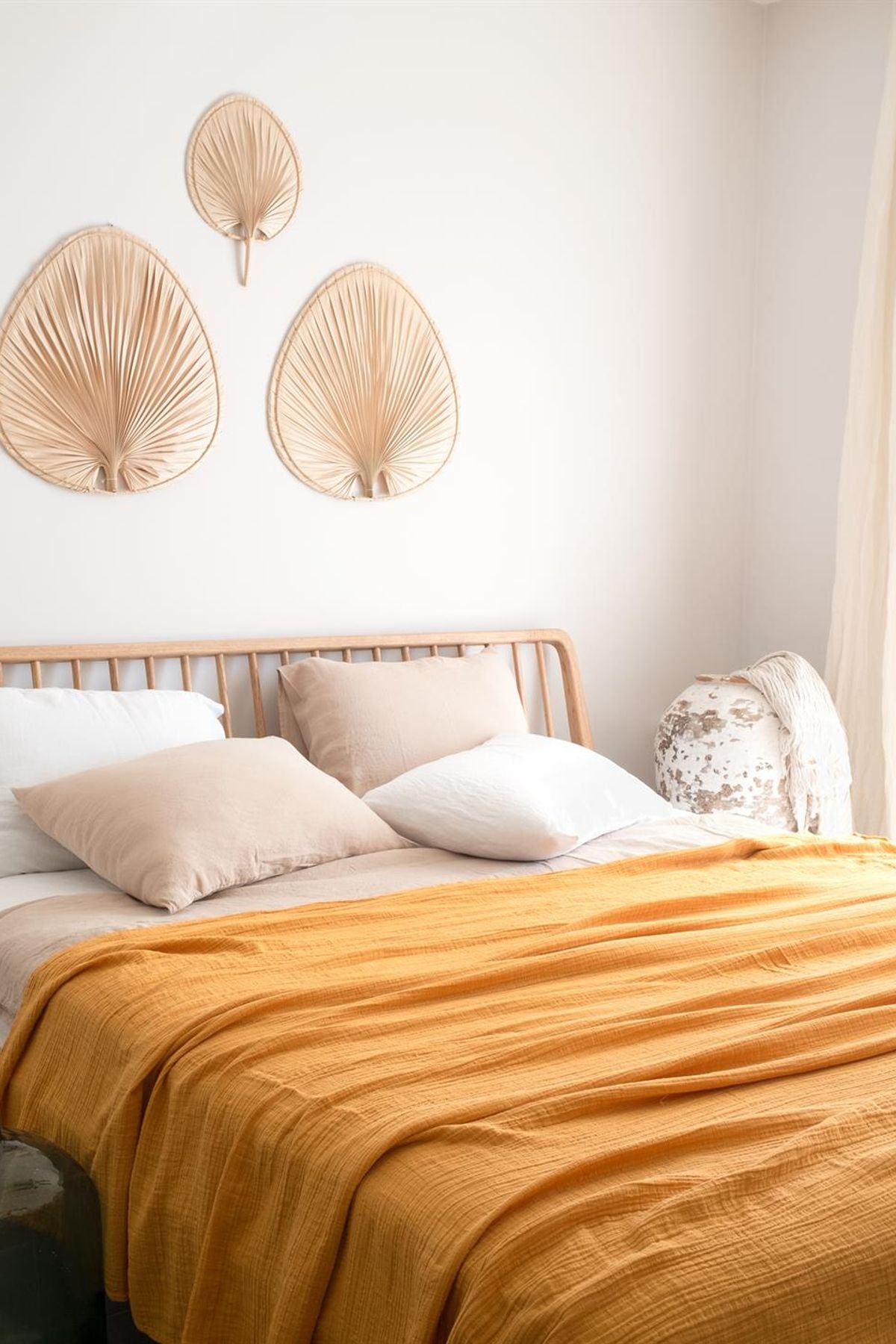 Müslin Yatak Örtüsü Oak Buff