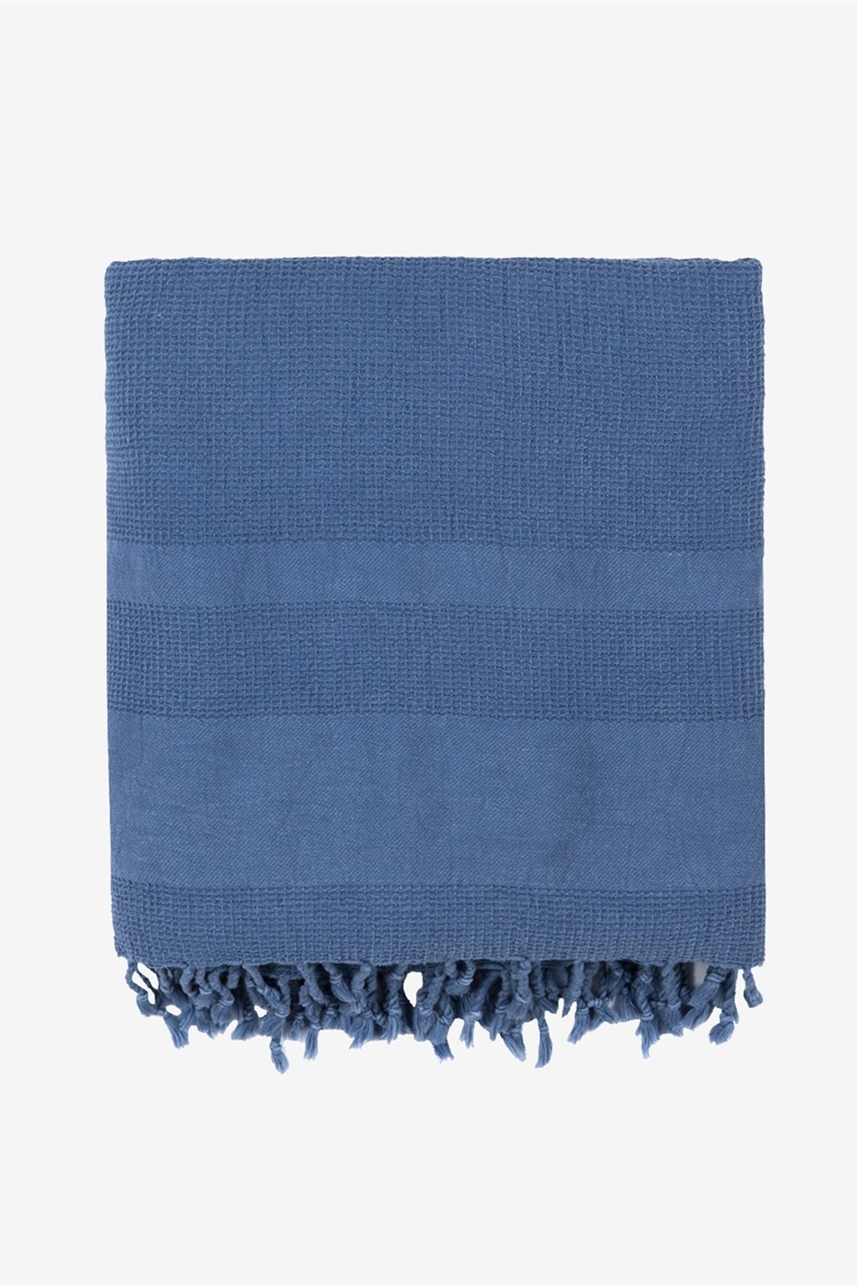 Stone Koltuk Şalı Denim