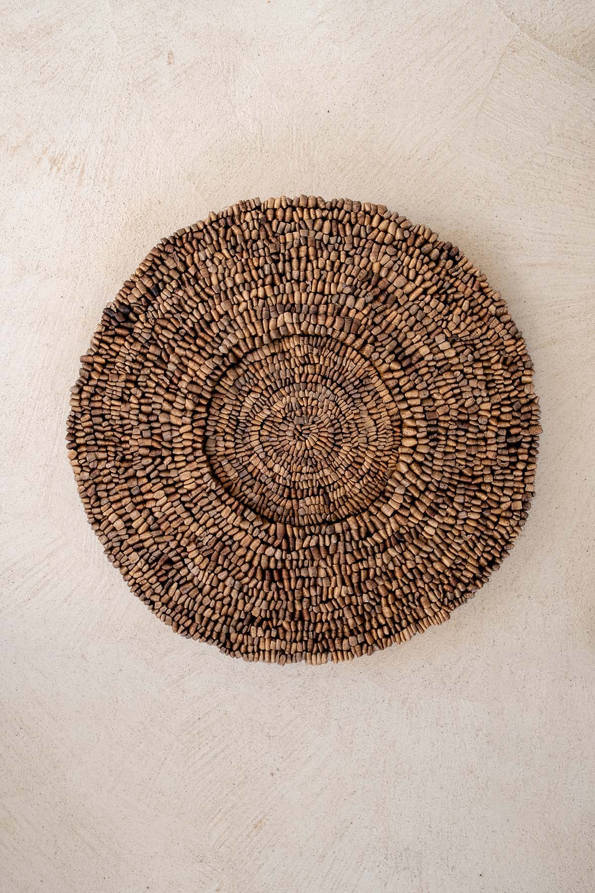 Su Sümbülü Lifinden Yuvarlak Duvar Dekoru 57 cm