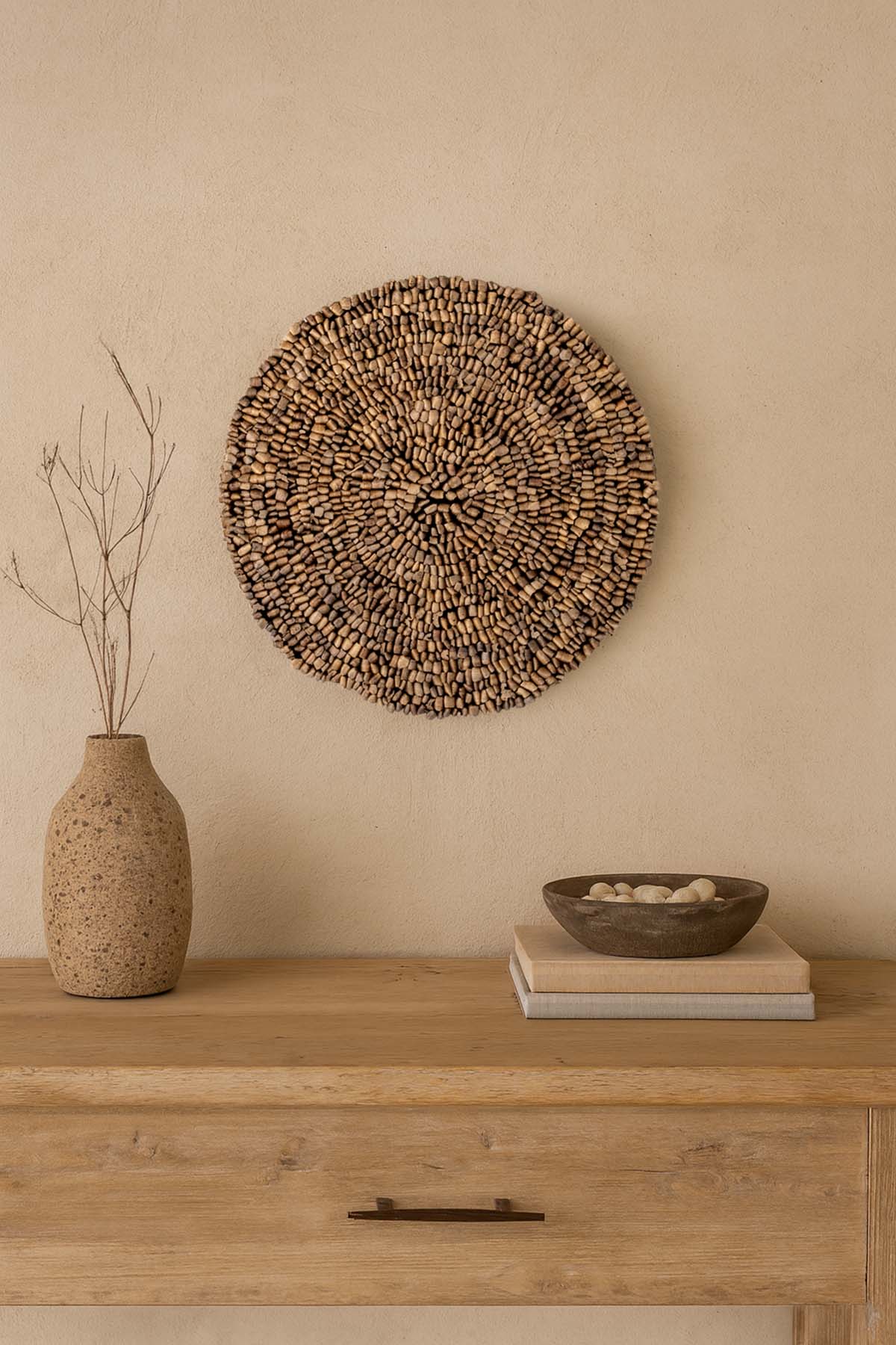 Su Sümbülü Lifinden Duvar Dekoru 47 cm