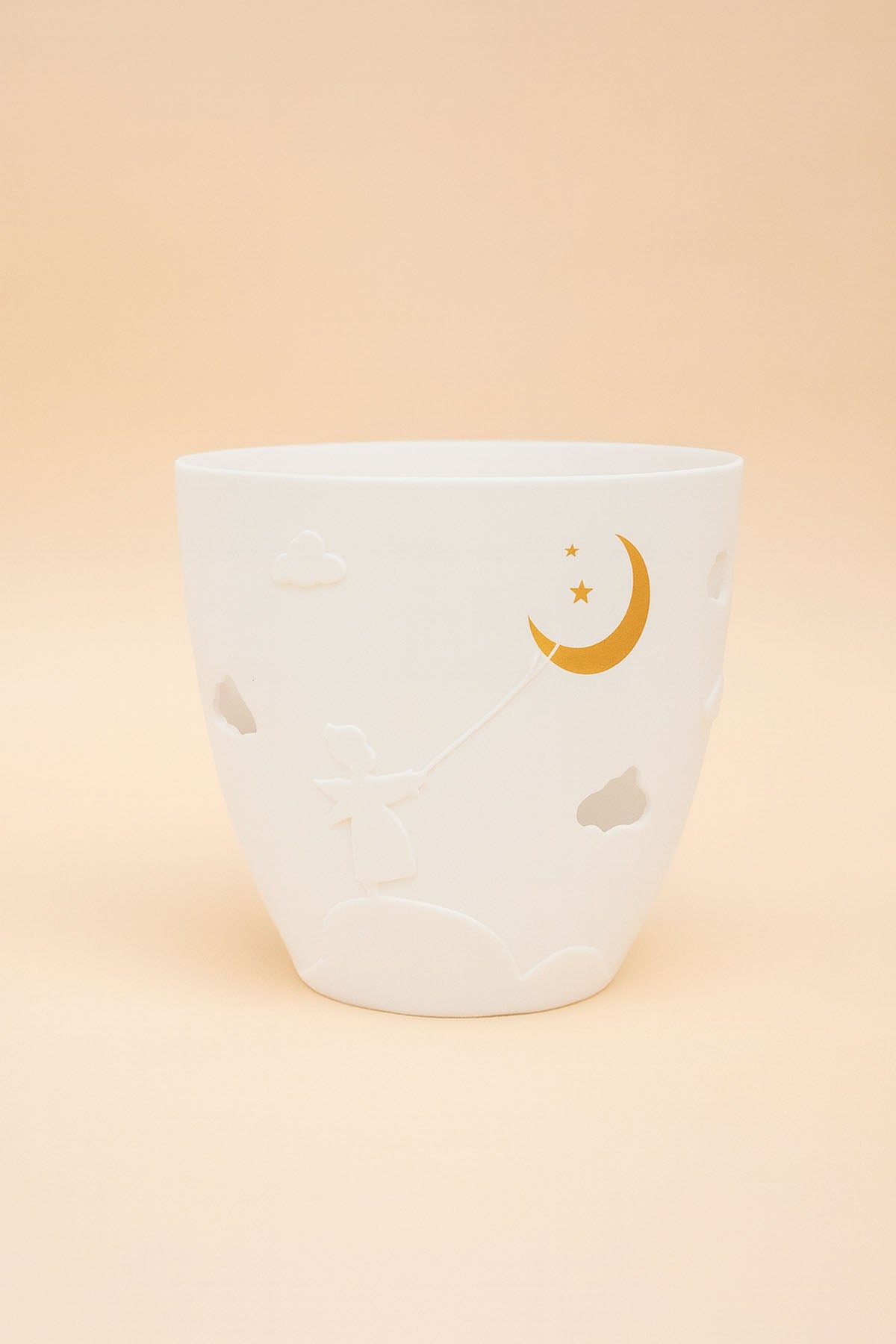 Şiir Işığı Porselen Mumluk 9,5x9 cm