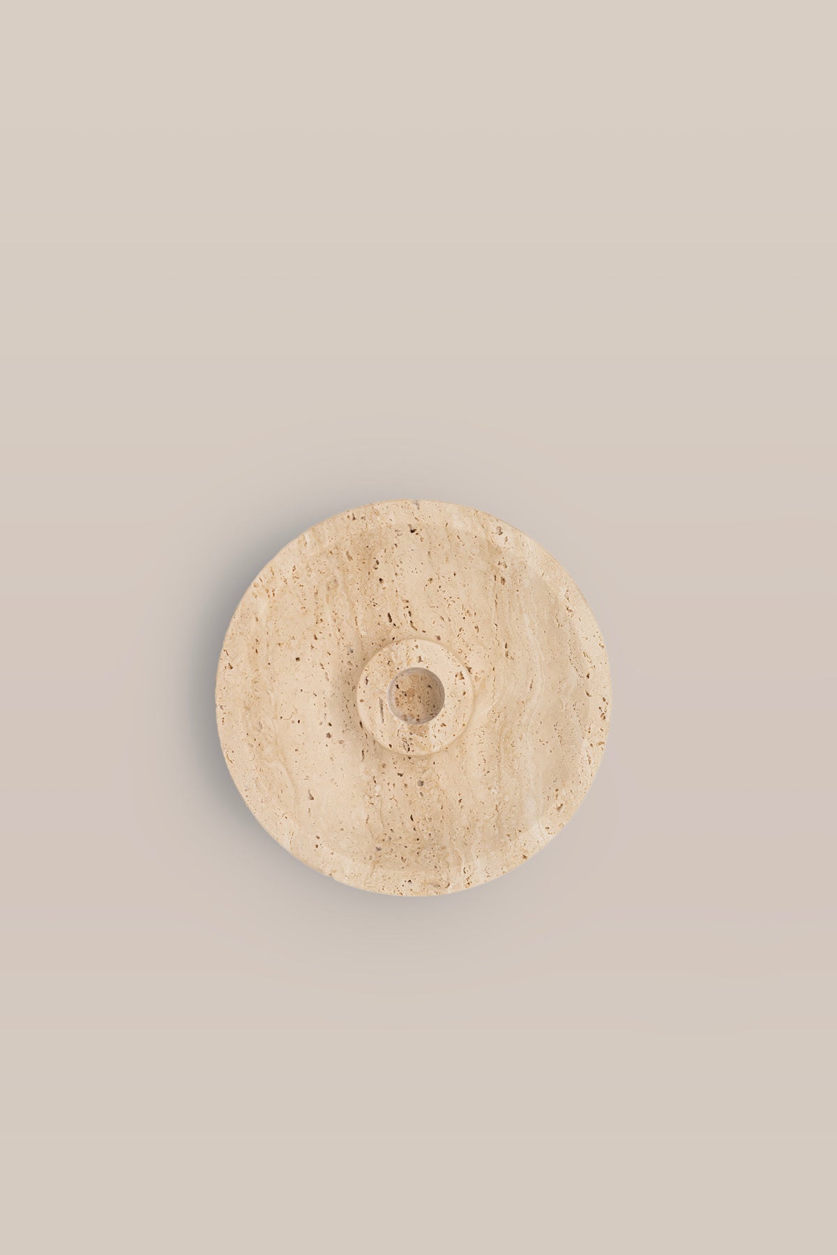 Dekoratif Mermer Şamdan Mumluk 3 x 14 cm
