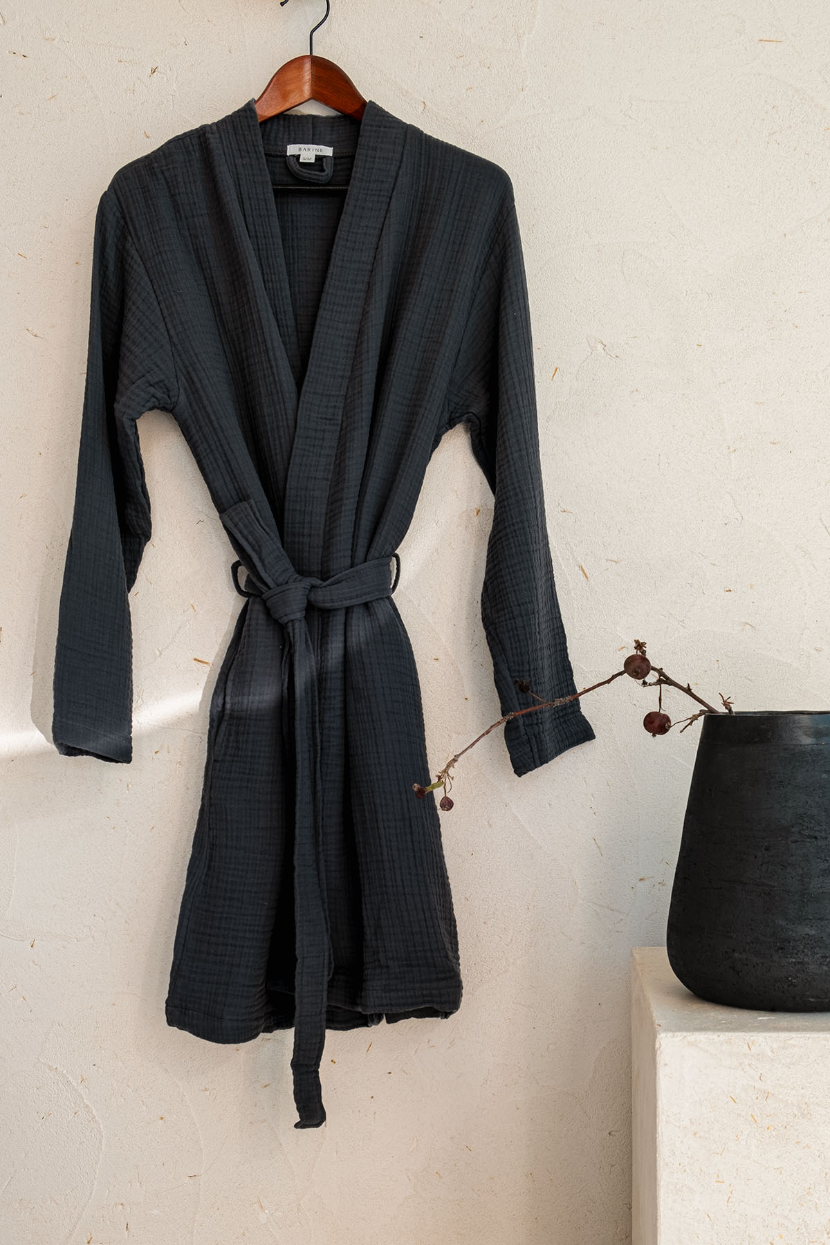 Cocoon Bathrobe Anthracite