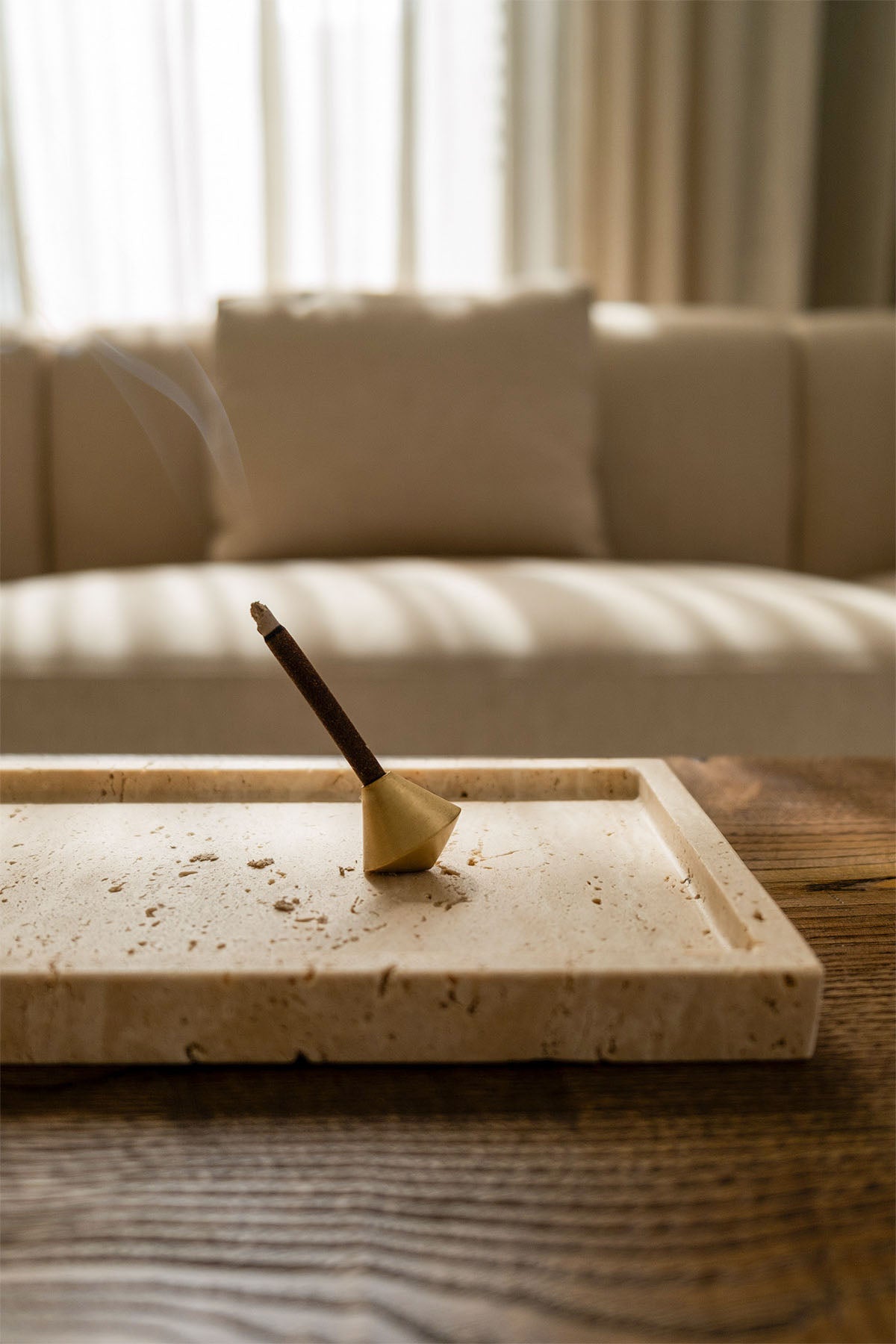 Balance Rice Incense Holder Gold