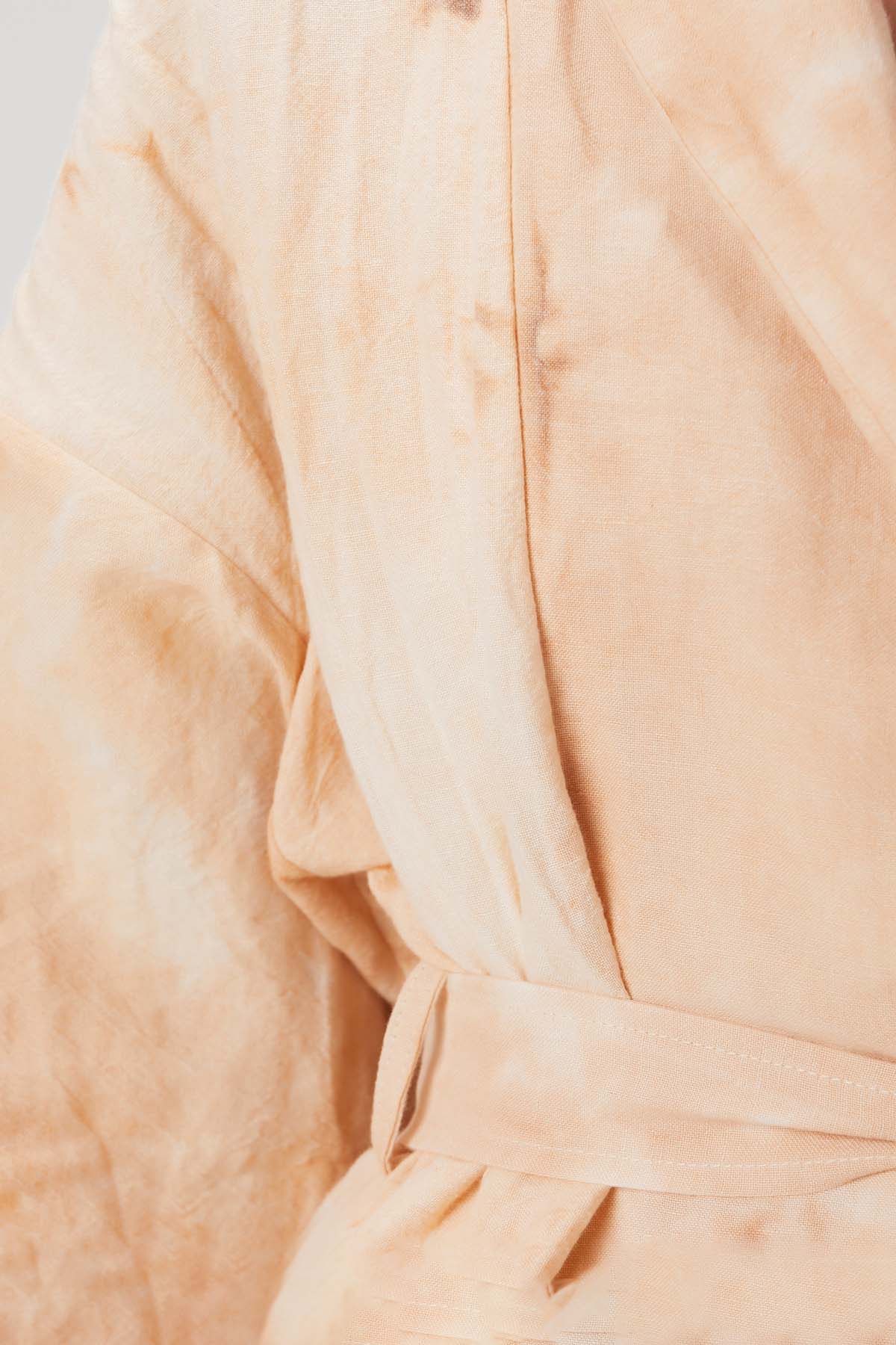 Batik Quilted Jacket Tea