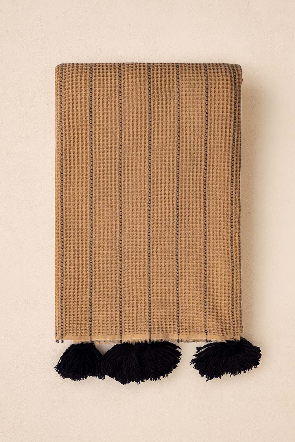 Frankincense Sofa Shawl Camel