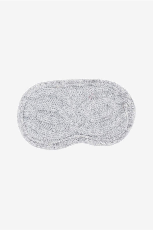 Cable Wool Eye Patch Light Gray